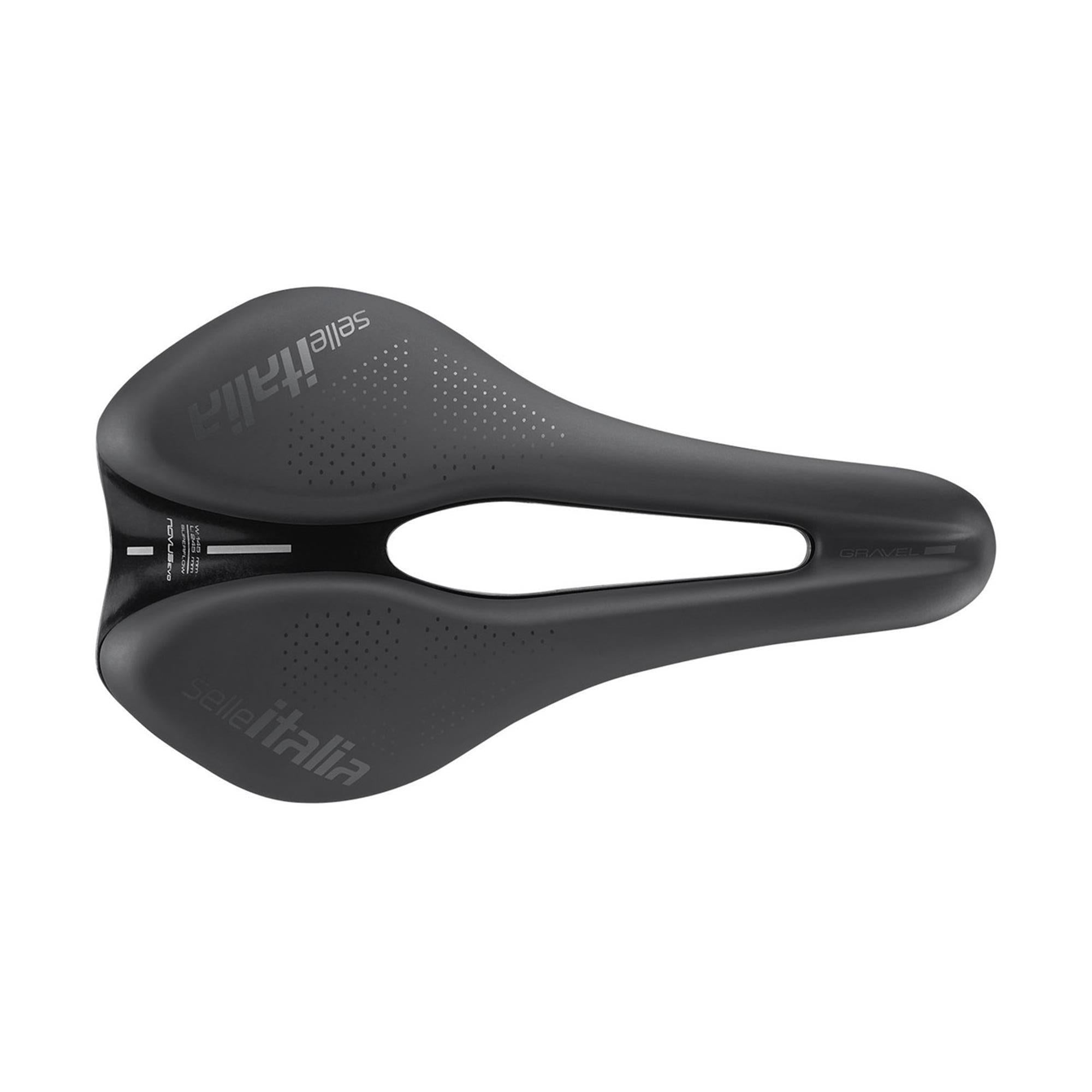 Selle Italia Novus Boost Evo TM Superflow Gravel Saddle: BLACK L3