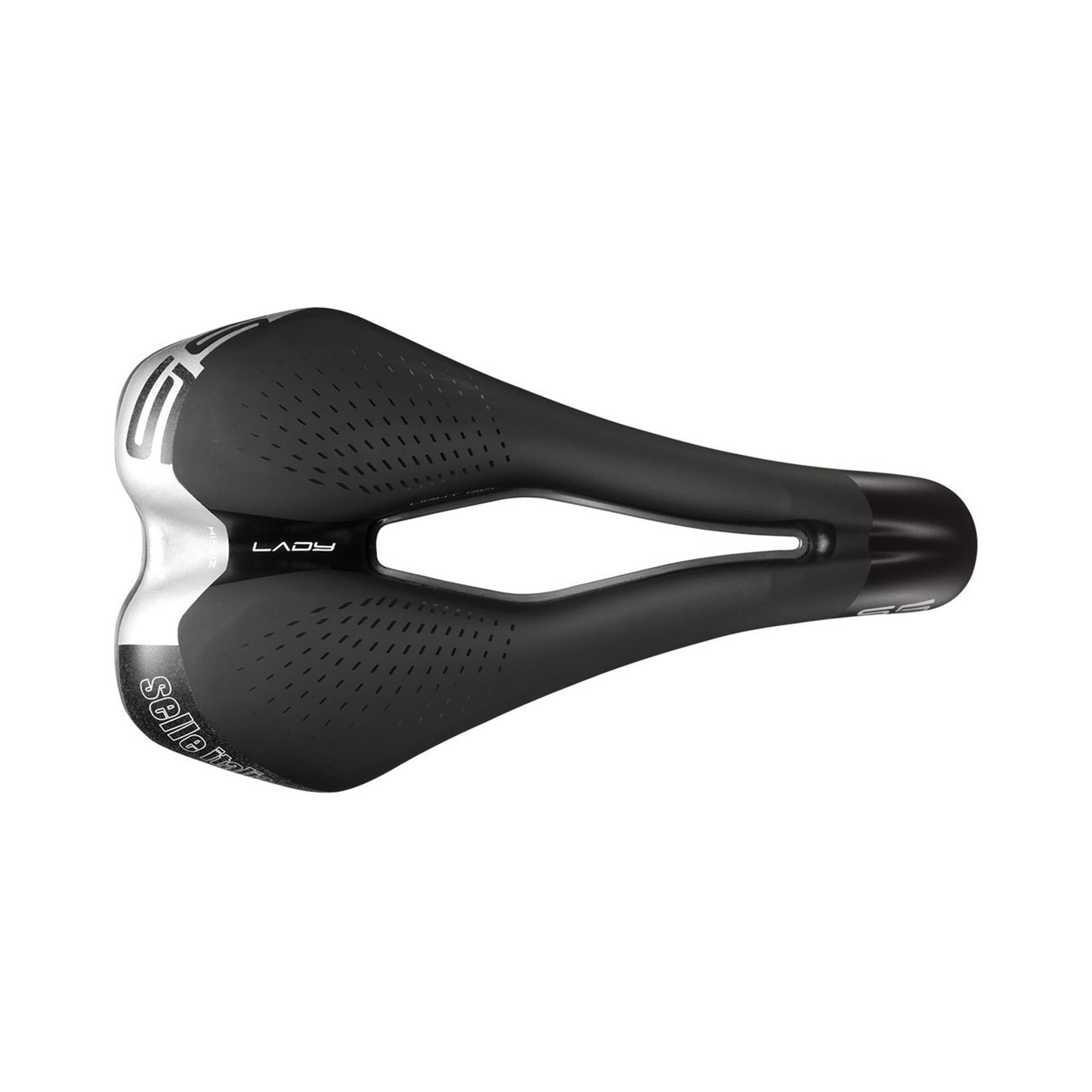 Selle Italia S5 Lady Superflow Commuter Saddle: BLACK L3