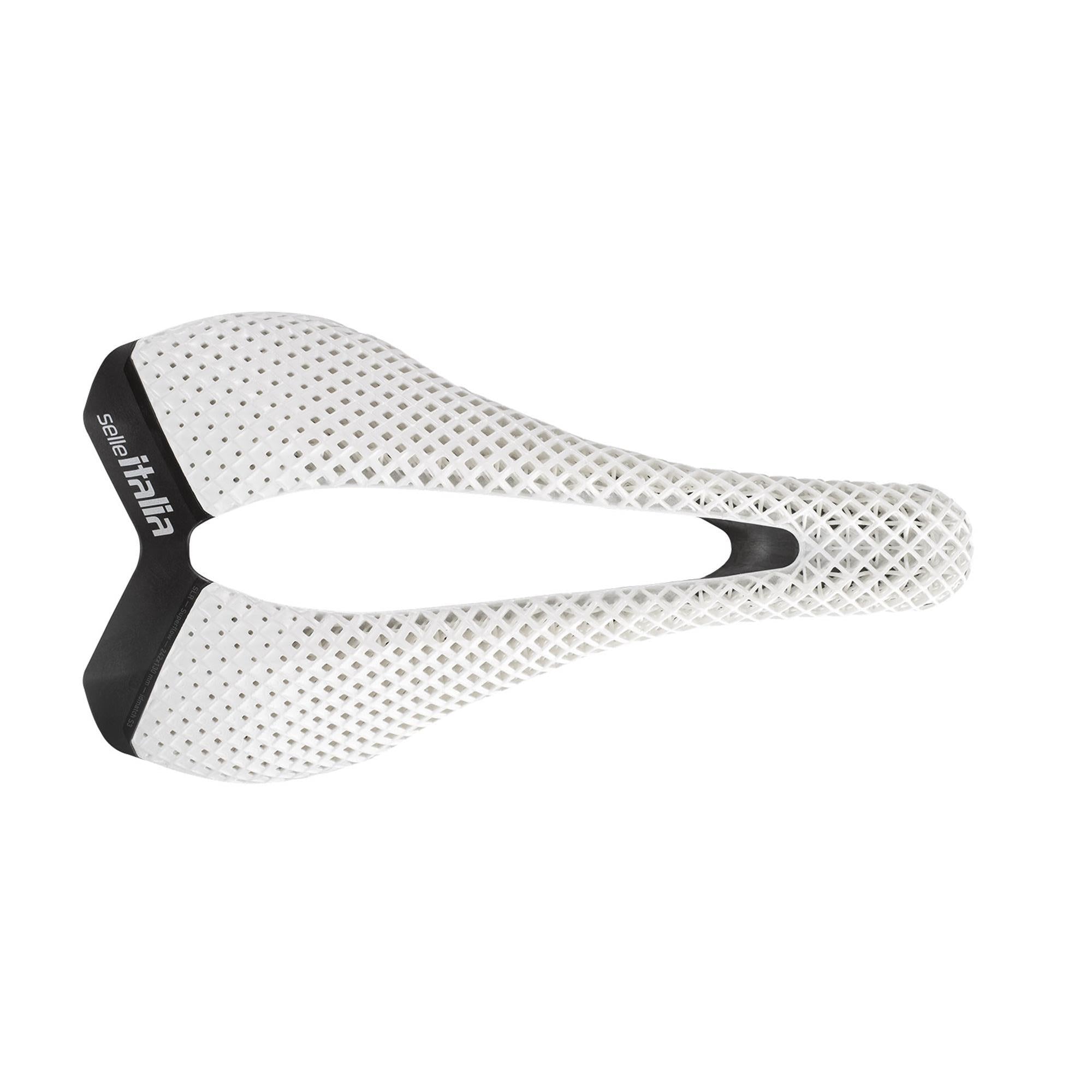 Selle Italia SLR 3D Carbon Saddle Opal White: OPAL WHITE S3
