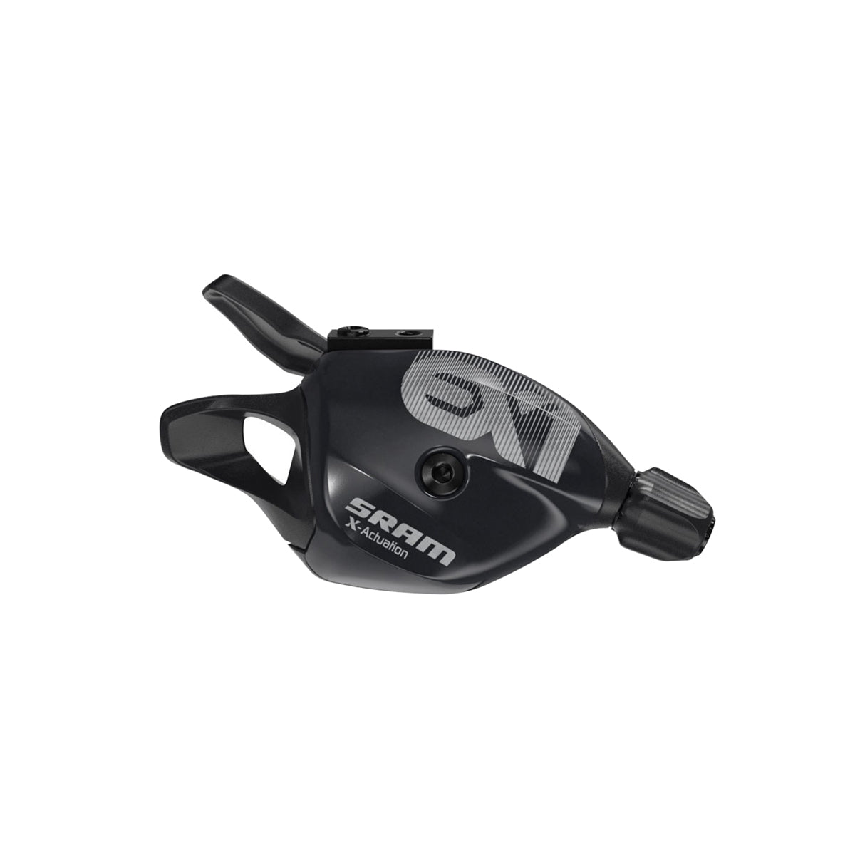 SRAM Shifter EX1 Trigger 8 Speed Rear w Discrete Clamp Black - Black 8 Speed