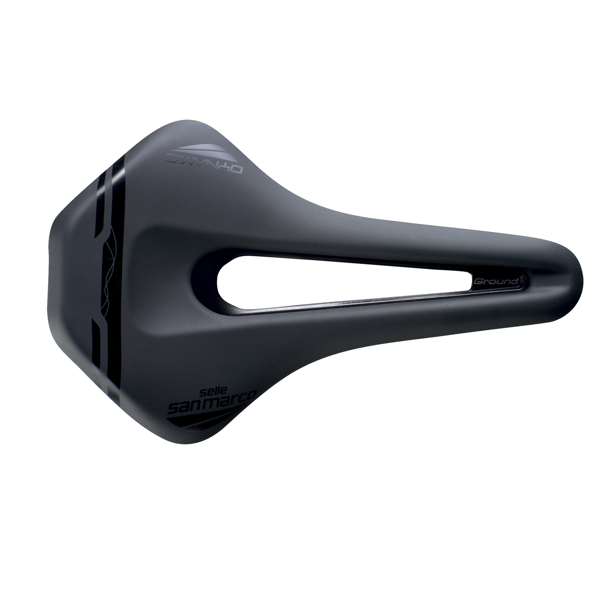 Selle San Marco GrouND Dynamic Saddle: BLACK/BLACK S3