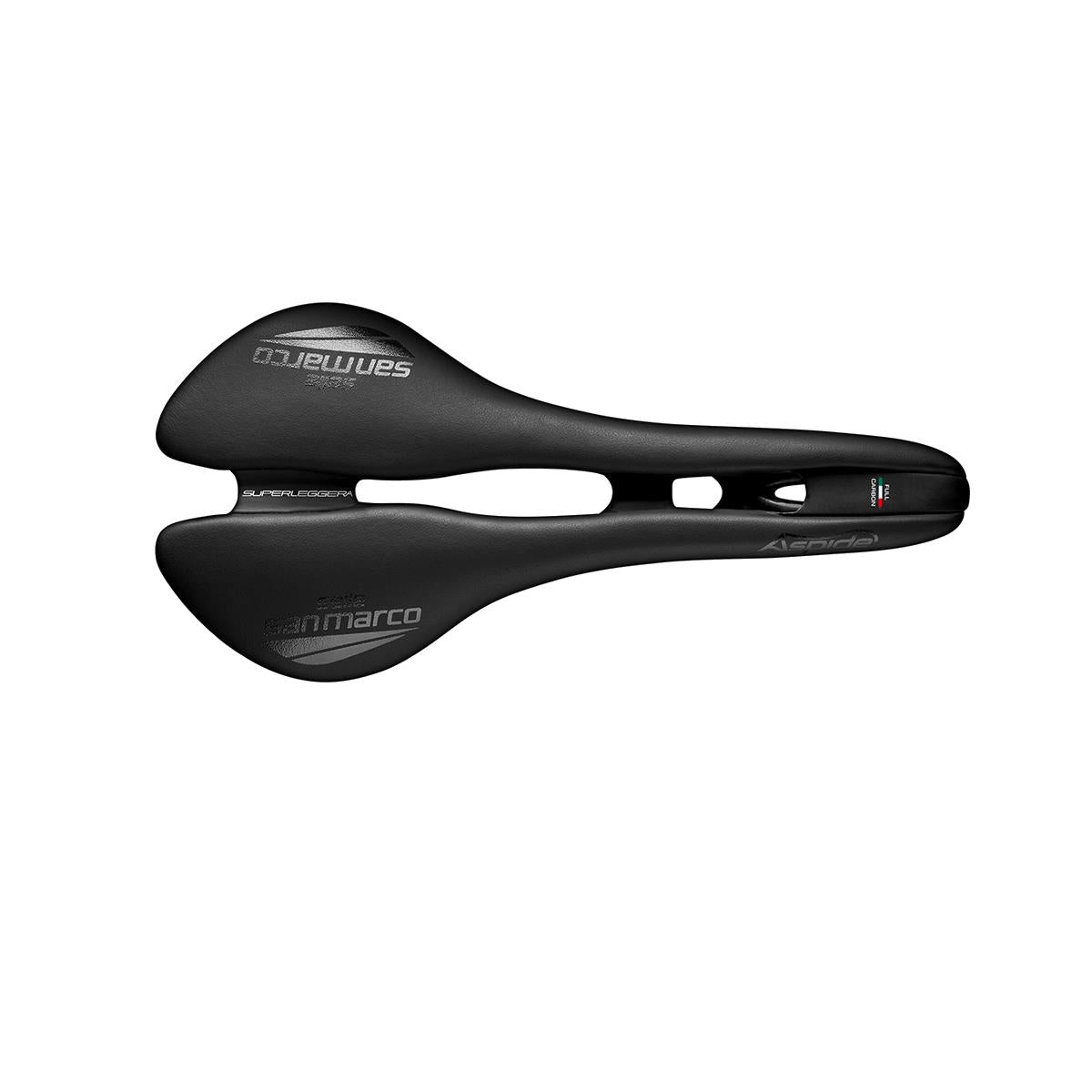 Selle San Marco Aspide Superleggera Saddle: BLACK/BLACK NARROW (S2)