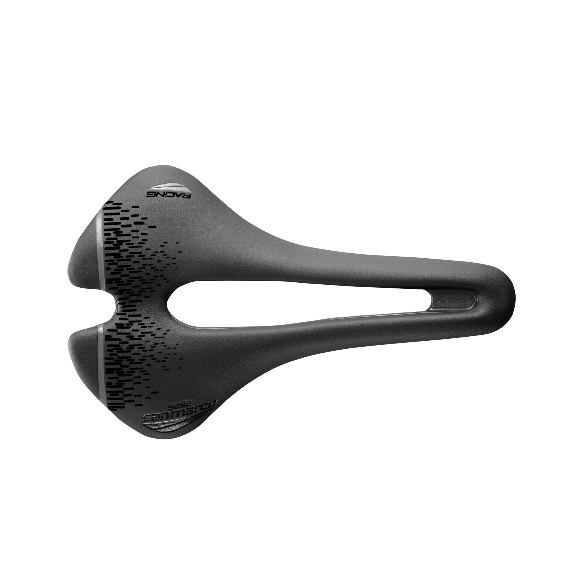 Selle San Marco Aspide Short Racing Saddle: BLACK/BLACK NARROW (S3)