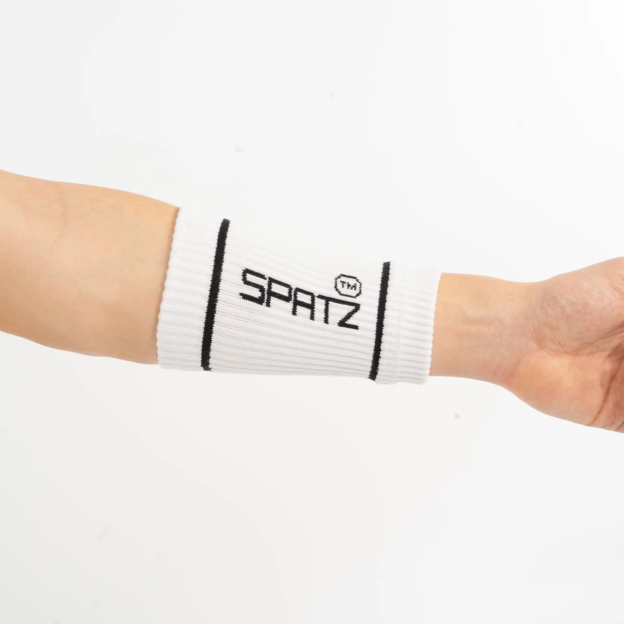 Spatzwear Sweatband: WHITE ONE SIZE