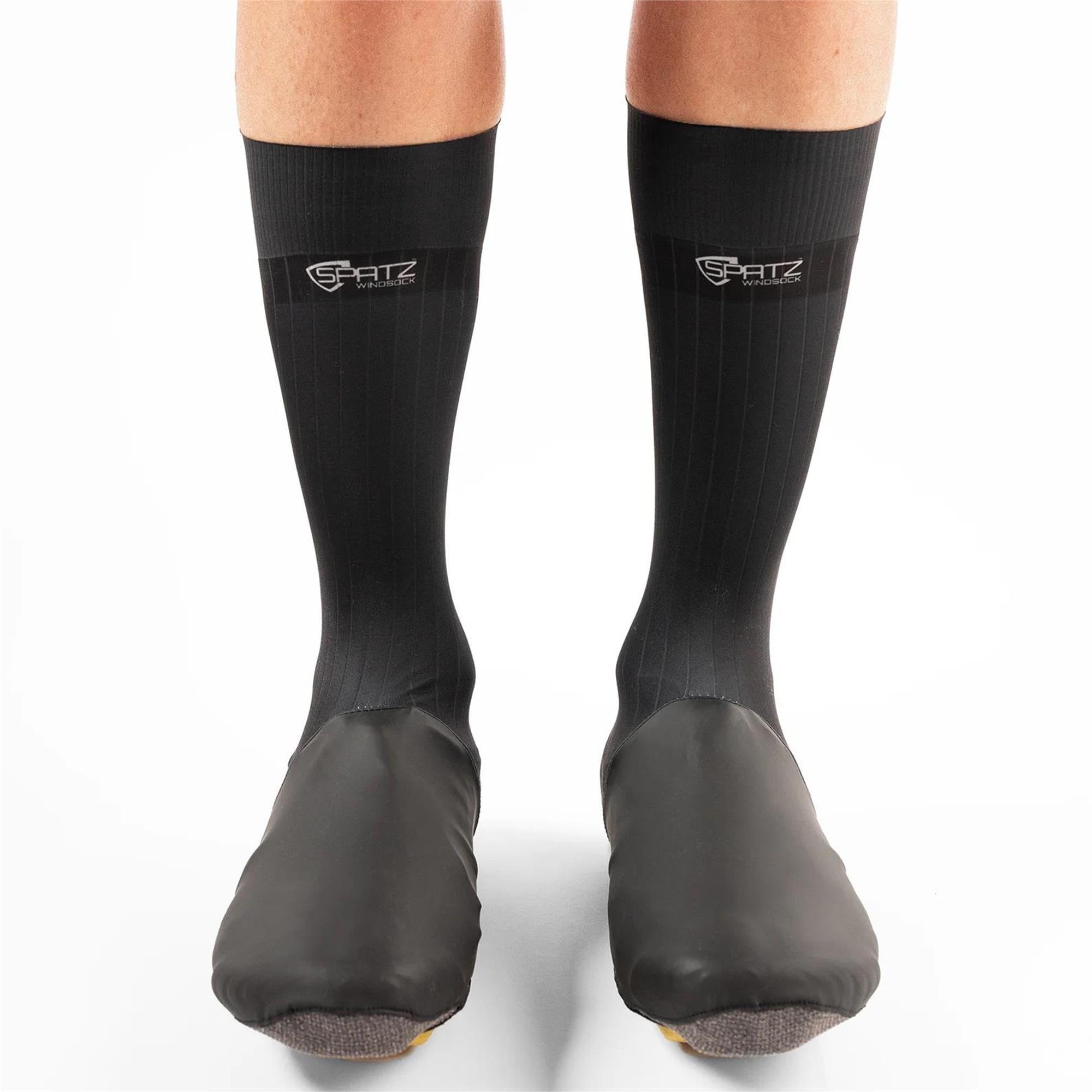 Spatzwear Windsock 2 Long Shoe Covers: BLACK S (EU 38-42)