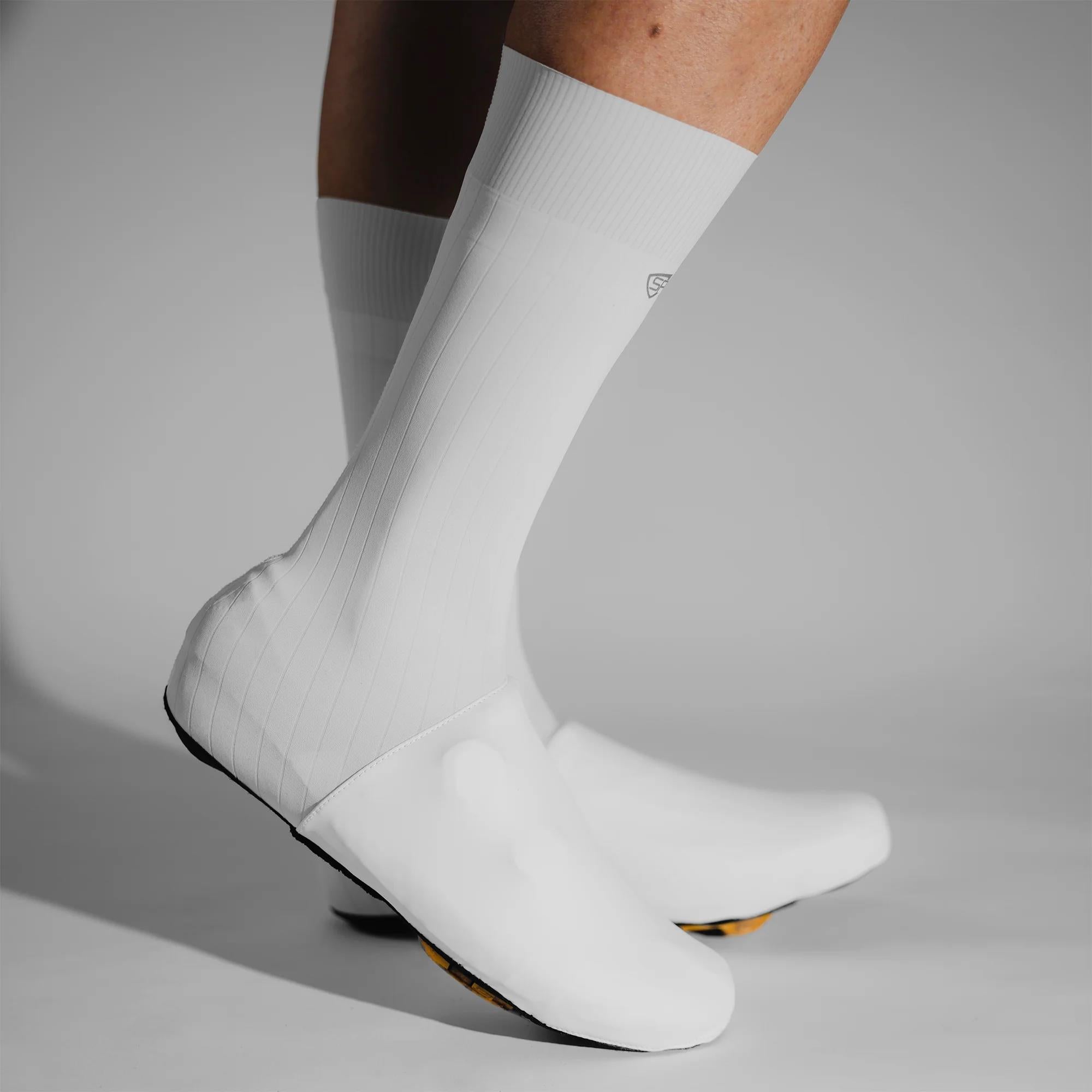 Spatzwear Windsock 2 Long Shoe Covers: WHITE L/XL (EU 46-49)