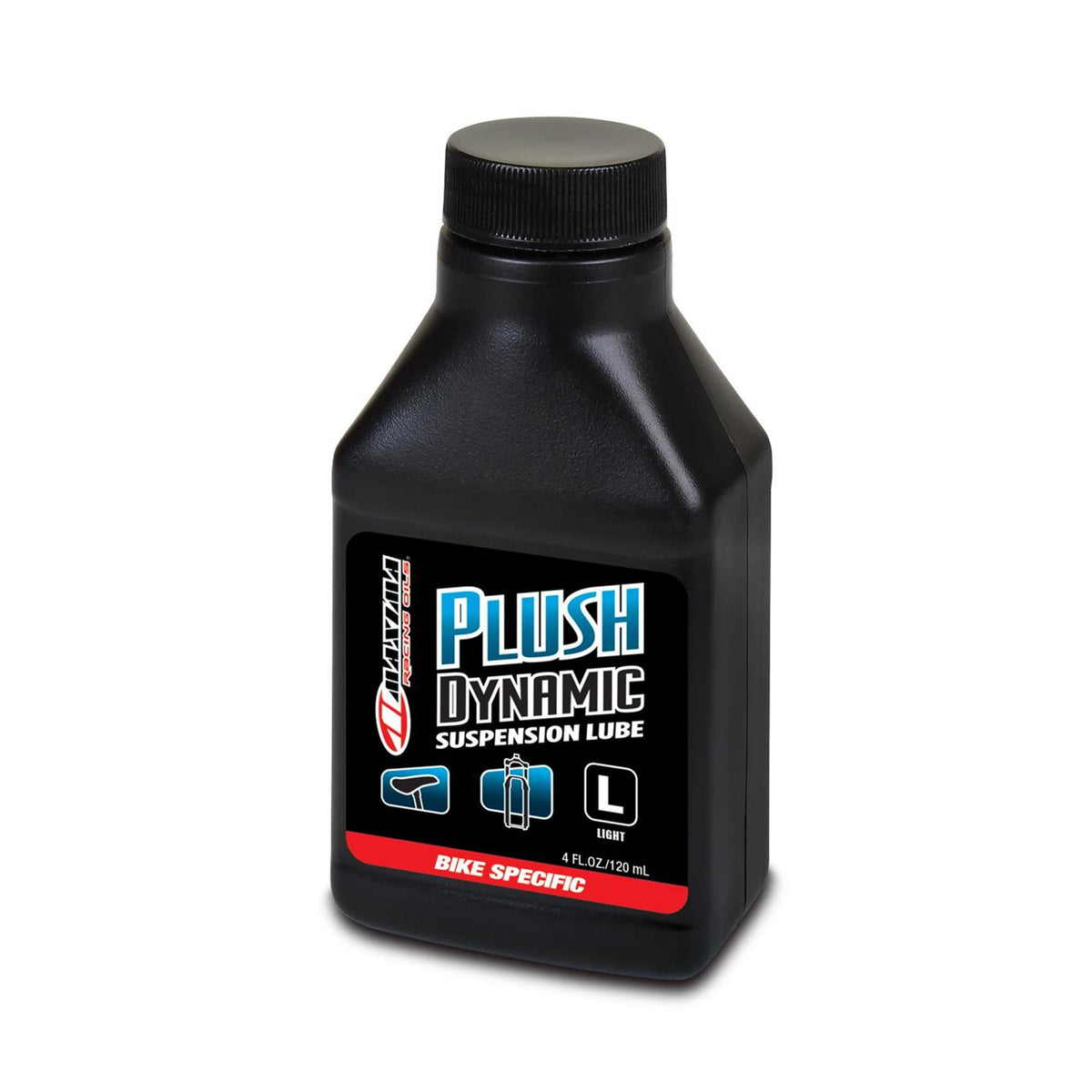 RockShox Maxima Plush Dynamic Suspension Lube Light, 120ml Bottle (Replaces 0W-30) - Black