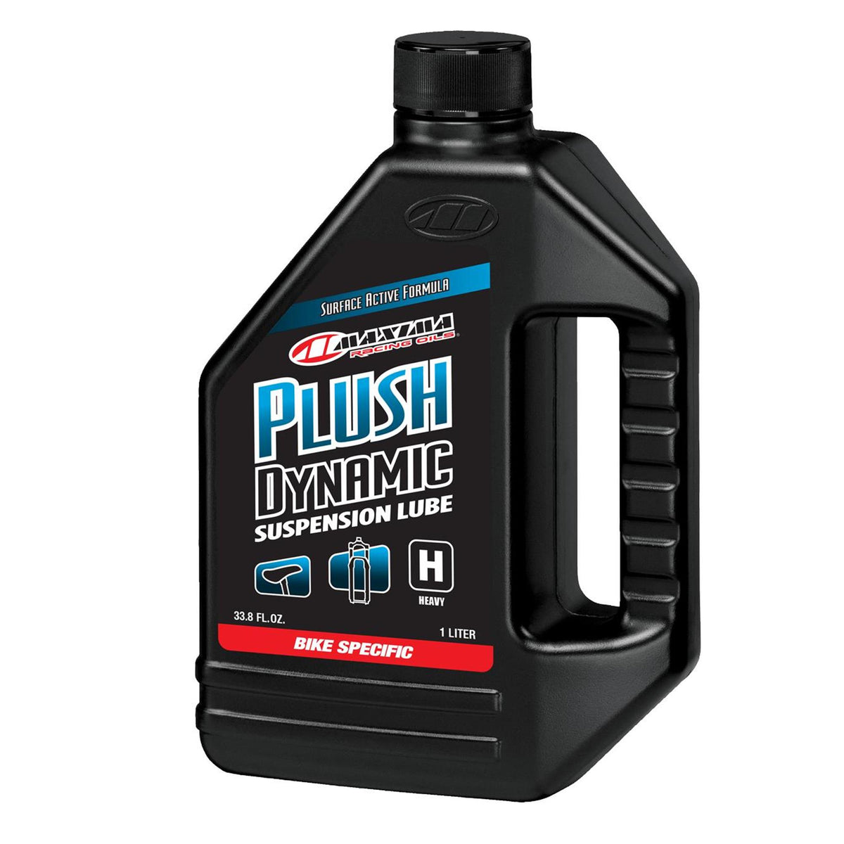 RockShox Maxima Plush Dynamic Suspension Lube Heavy, 1 Litre Bottle - SID/SID SL/Rudy - Lower Legs/Air Springs - Black - 1L