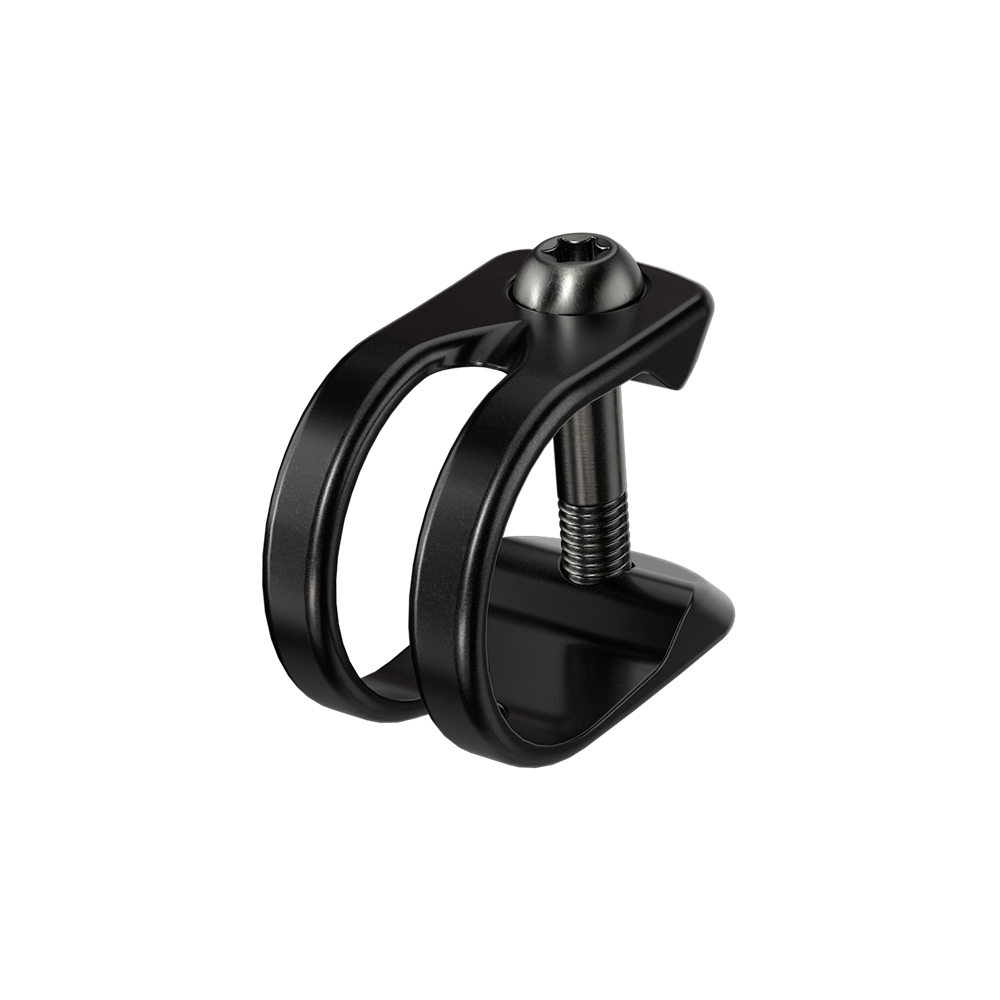 SRAM Spare - Disc Brake Lever Clamp - U-Clamp Discrete Black (Includes - Stainless T25 Black Bolt) Qty 1 - Code, G2, Guide, Level, Elixir, DB - Discrete Black