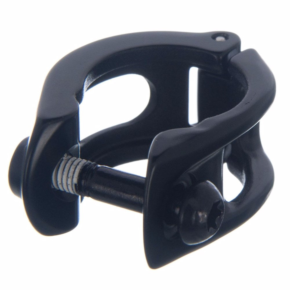 SRAM Spare - Disc Brake Lever Clamp - Hinge-Clamp Black (Includes - Stainless T25 Black Bolt) Qty 1 - Code, G2, Guide, Level, Elixir, DB