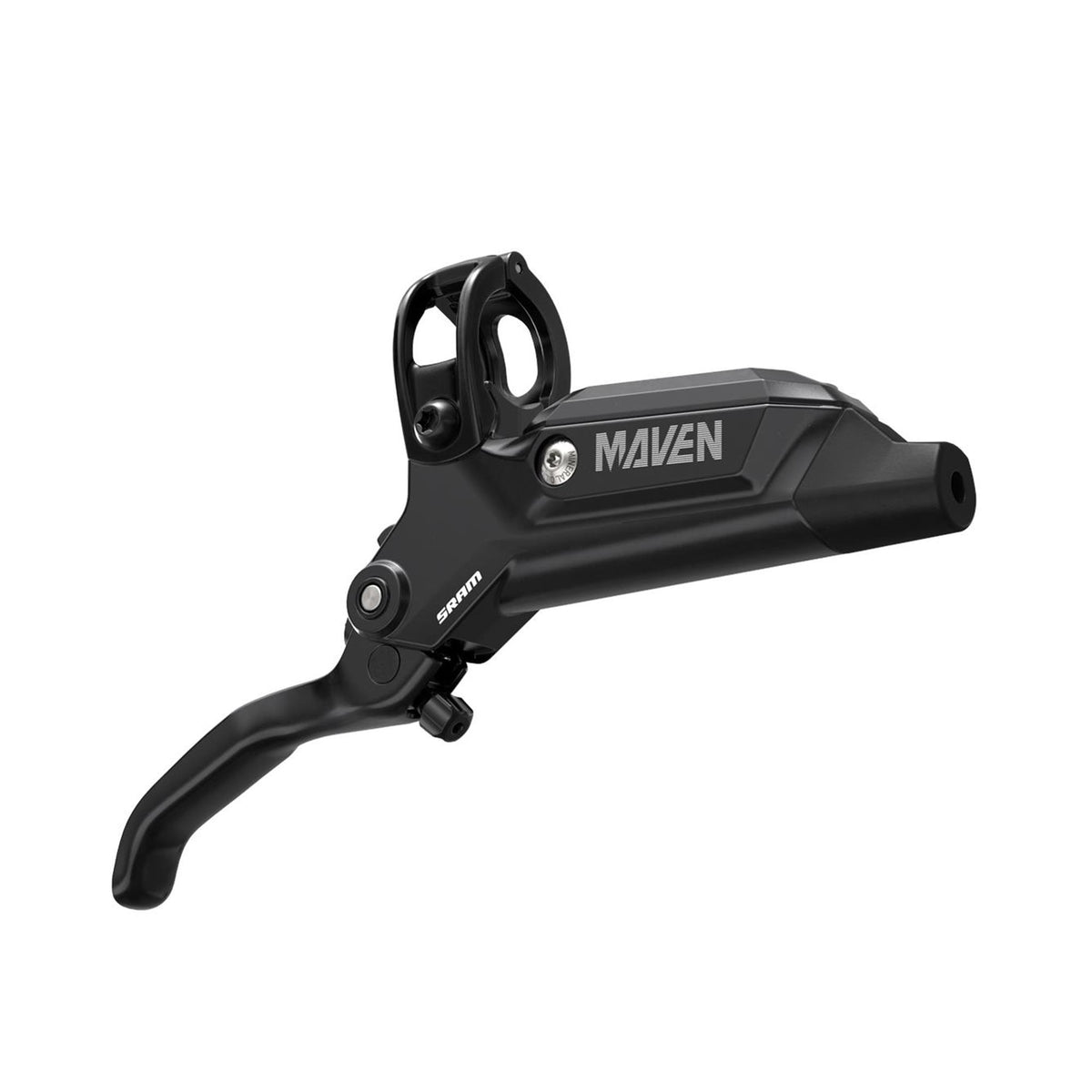 SRAM Disc Brake Lever Assembly - Aluminium Lever (Assembled, No Hose, Includes Barb,Olive,Boot) Diffusions Black Ano - Maven Base A1