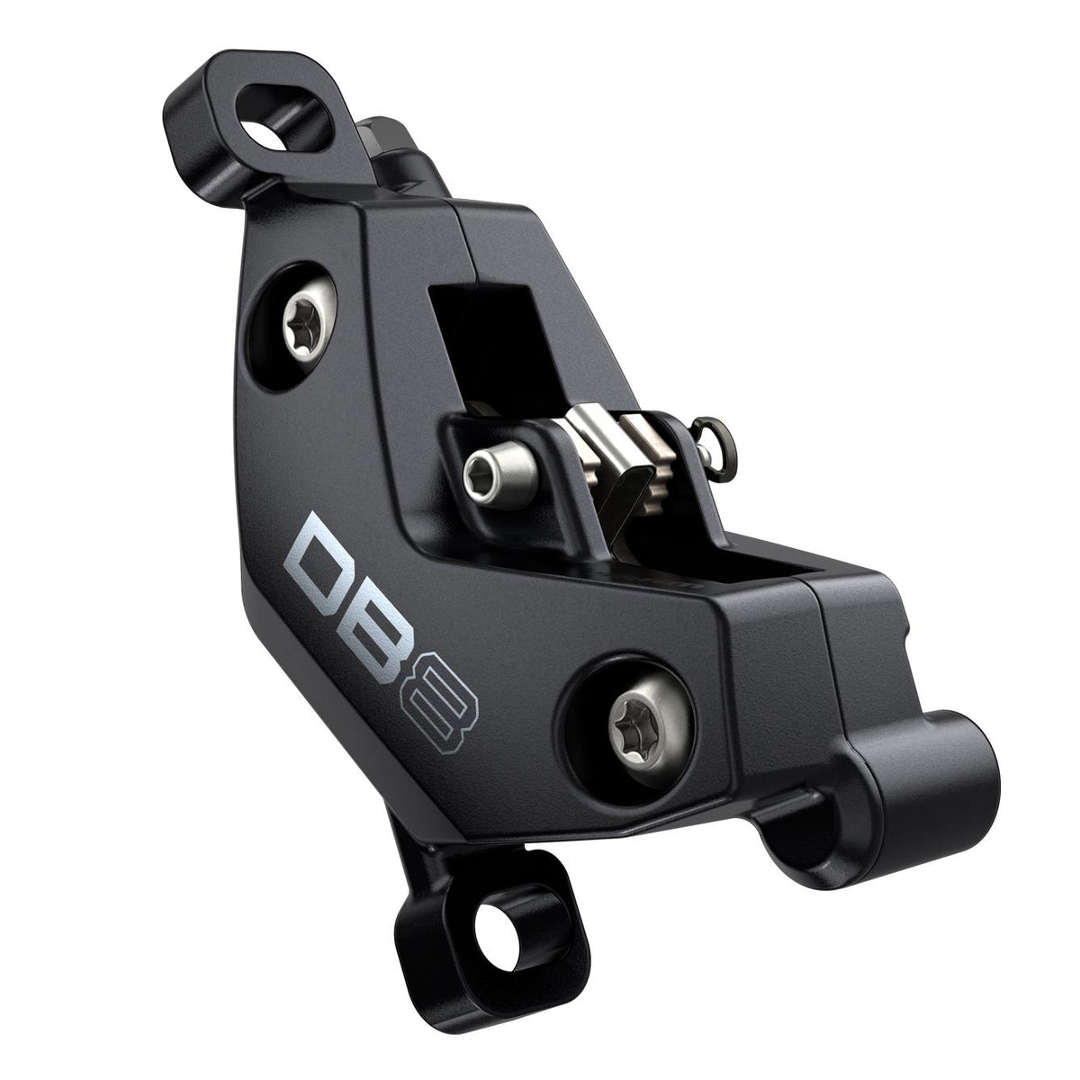 SRAM Disc Brake Caliper Assembly - (Assembled, No Hose) Diffusion Black Ano - Mineral Fluid Brake - DB8 (A1)
