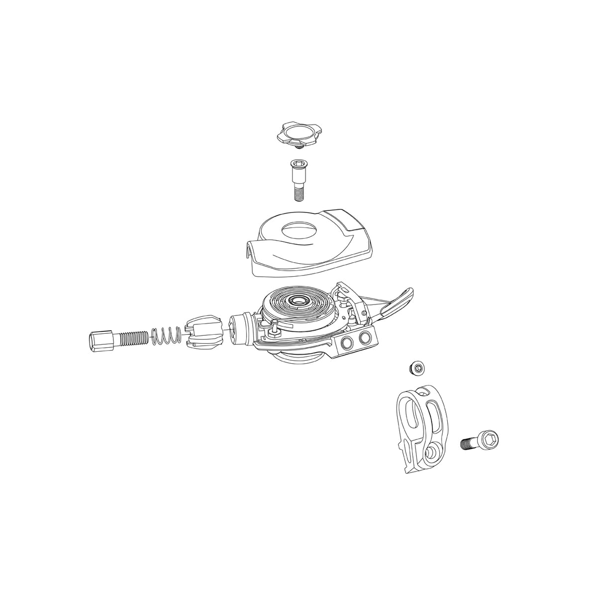 Shift Lever Trigger Cover Kit X01 EAGLE B2