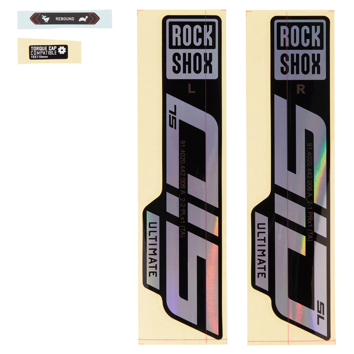 Rockshox Fork Decal Kit - SID SL Ultimate 27/29 (2021)