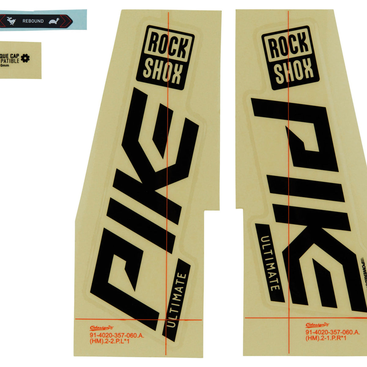 Rockshox Fork Decal Kit - Pike Ultimate 27/29 (2021)