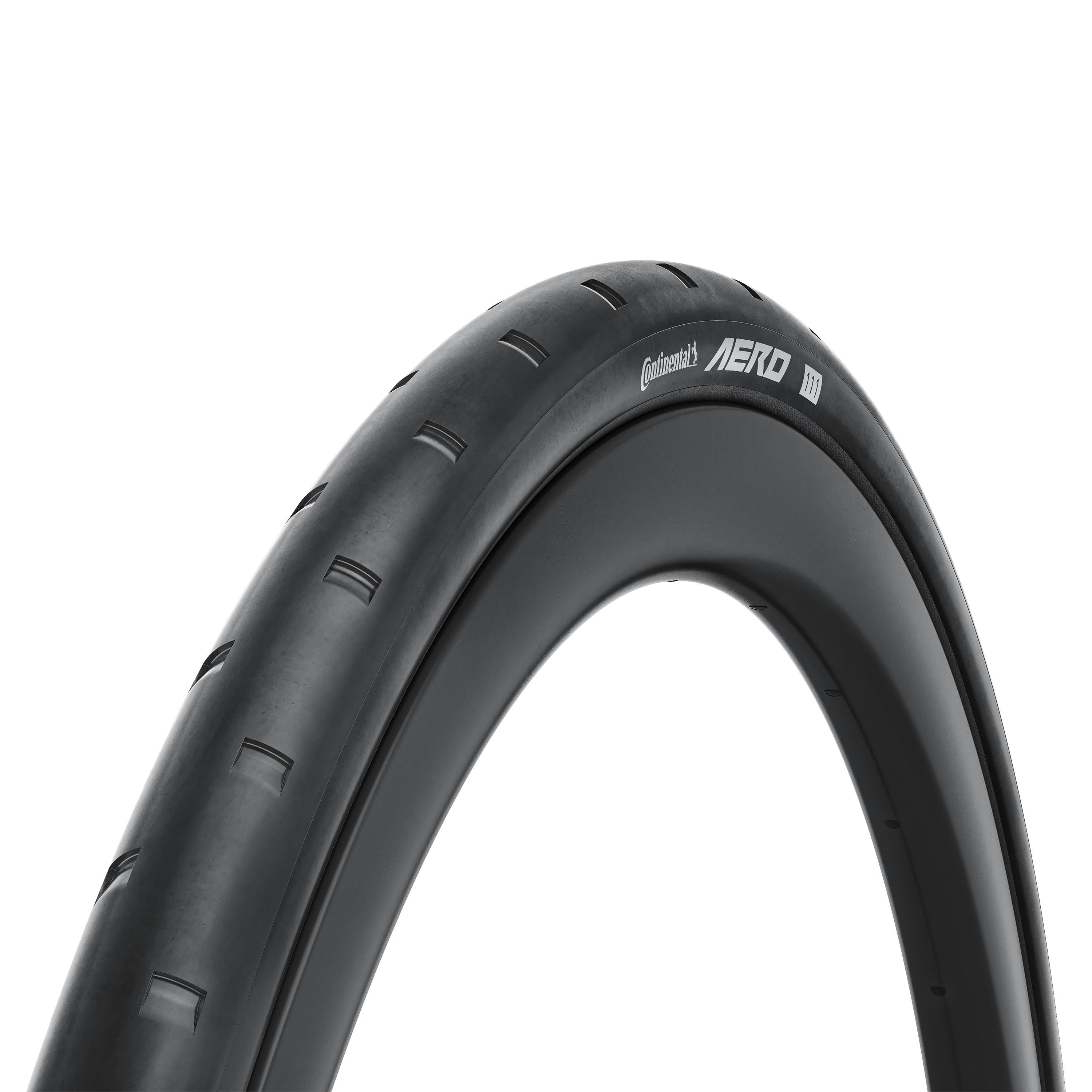 Continental Aero 111 Foldable Tyre: BLACK/BLACK 700X29C