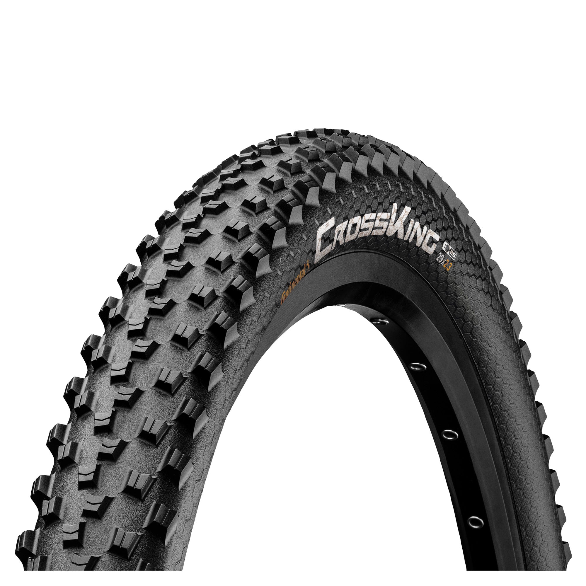 Continental Cross King Tyre - Wire Bead: BLACK/BLACK 29X2.30"