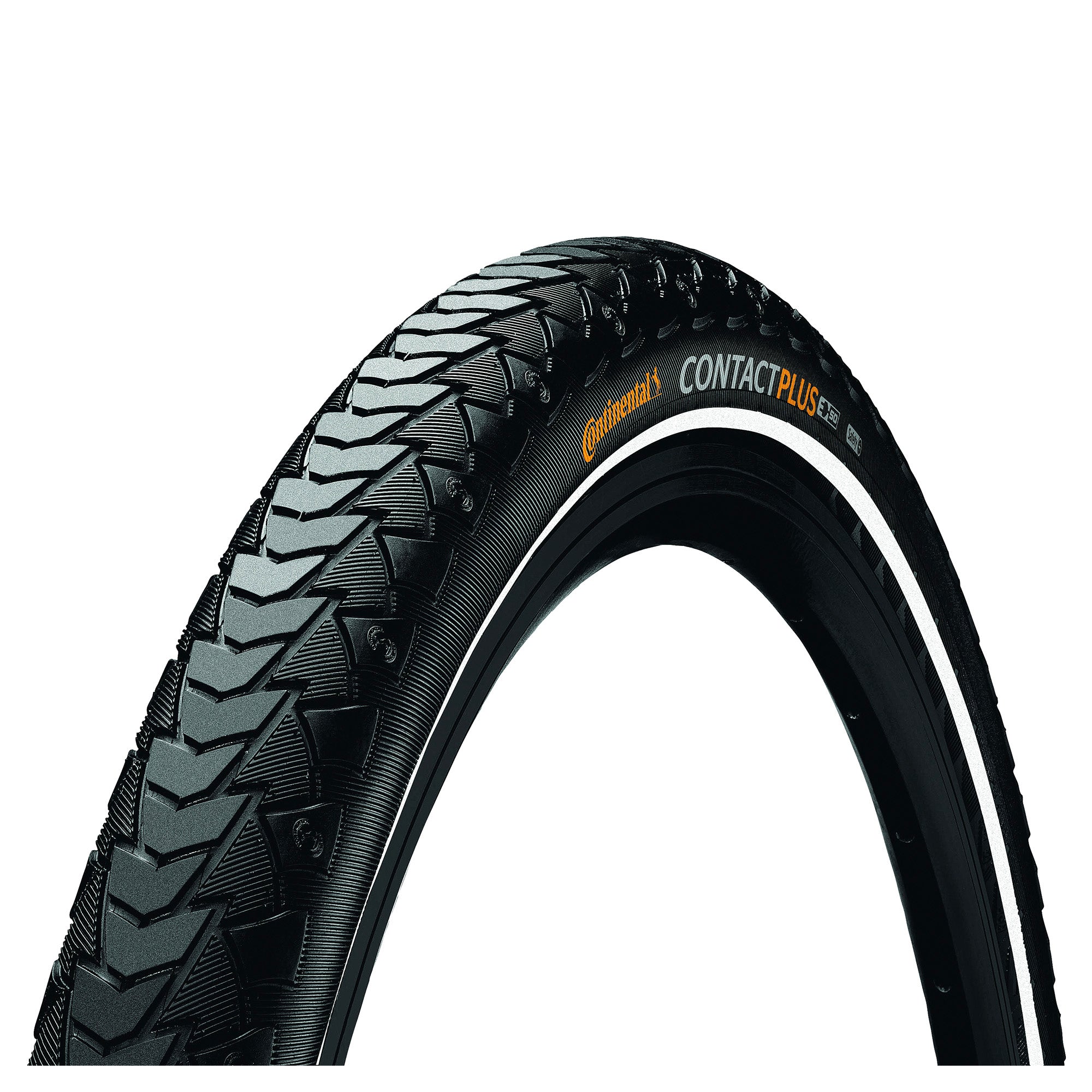 Continental CONTACT Plus Reflex Tyre - Wire Bead: BLACK/BLACK REFLEX 700X40C