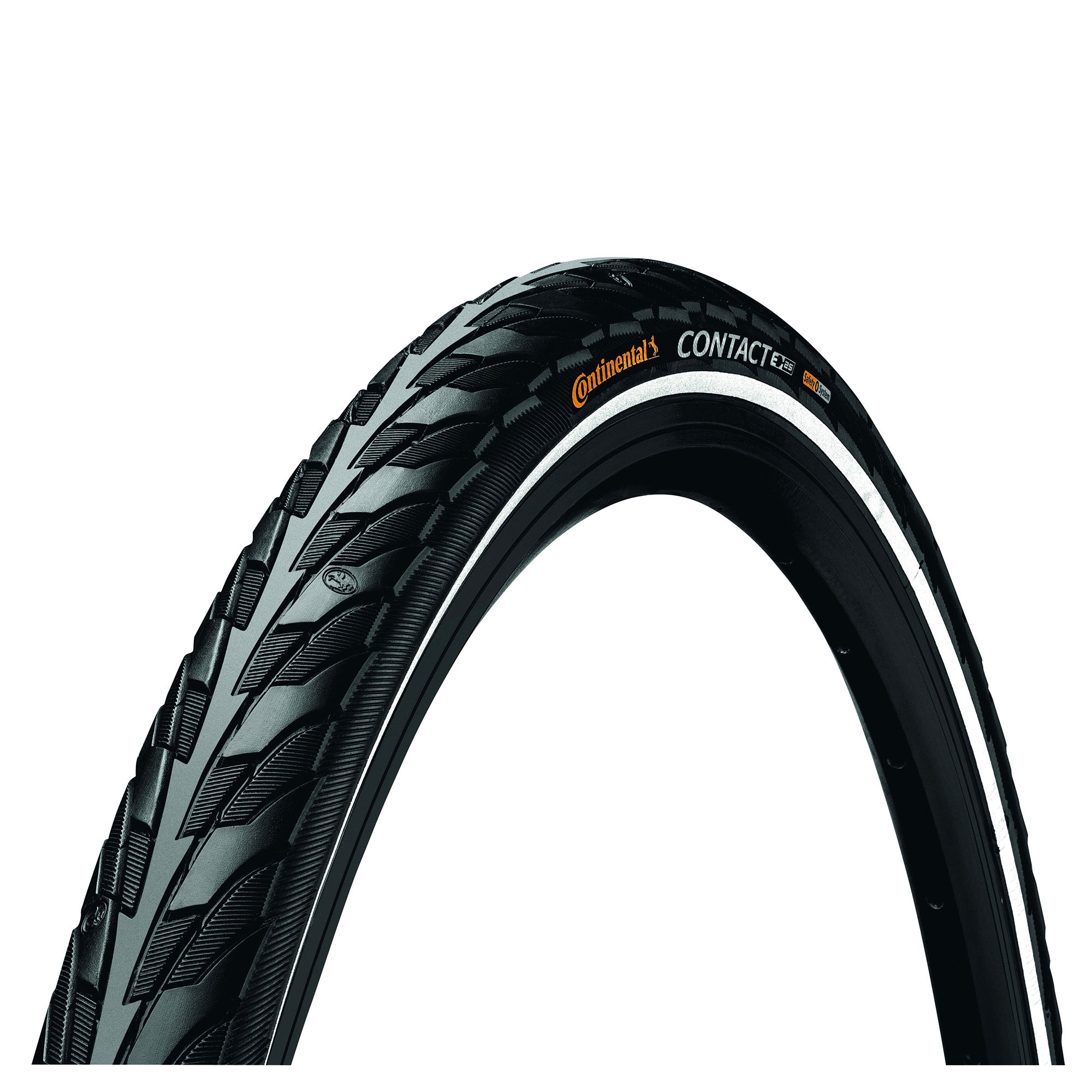 Continental CONTACT Tyre - Wire Bead: BLACK/BLACK 700X42C