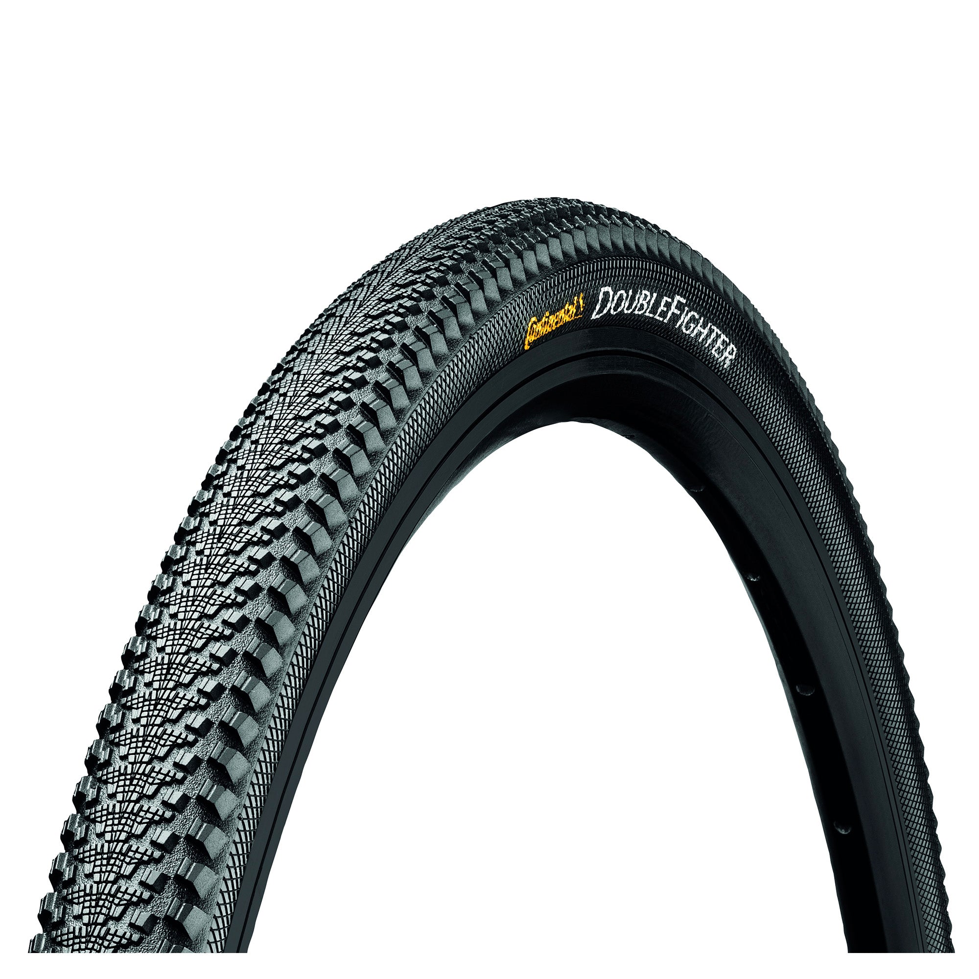 Continental DoubleFighter III Tyre - Wire Bead: BLACK/BLACK 29X2.00"