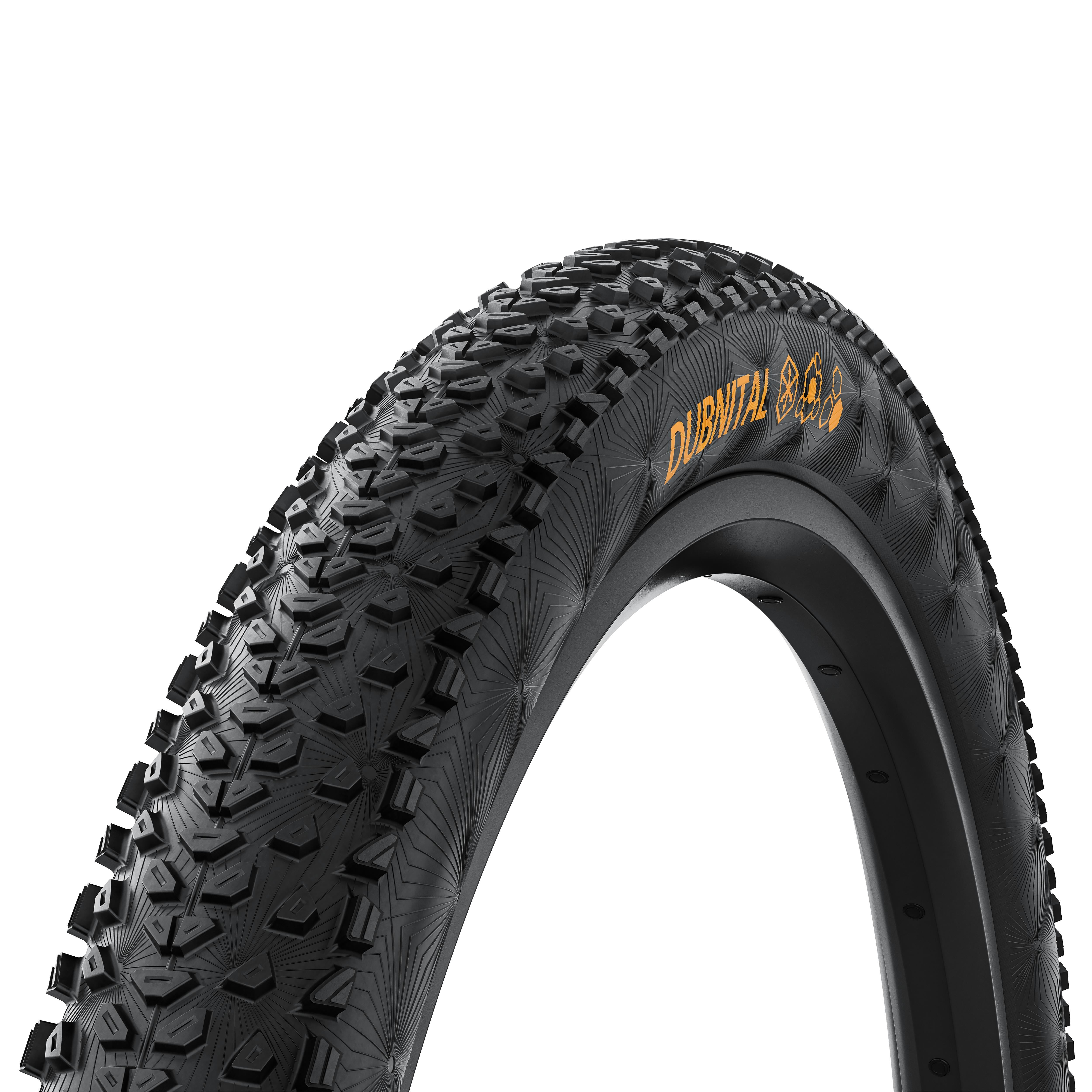 Continental Dubnital Trail Grip Foldable Tyre: BLACK/BLACK 29X2.40