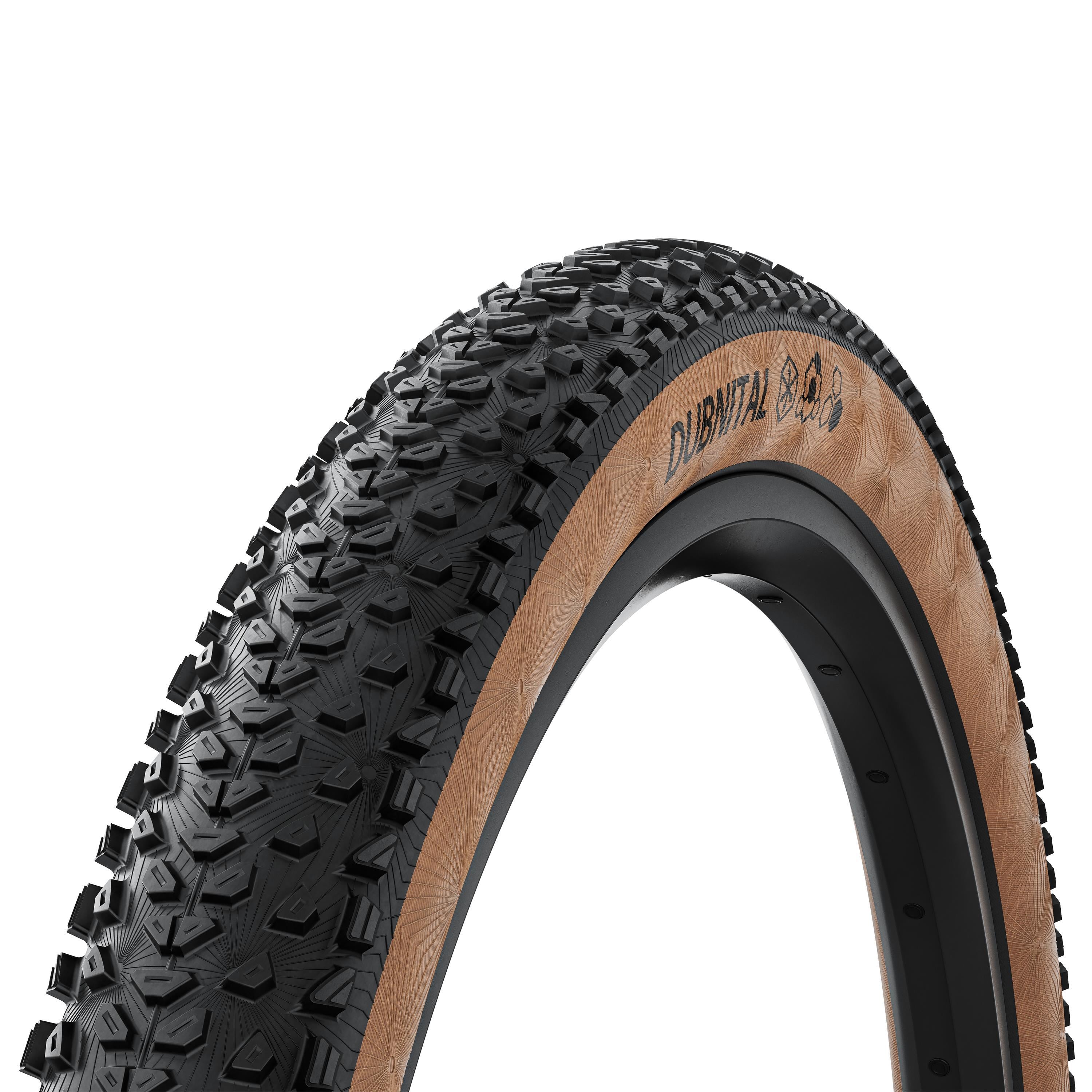 Continental Dubnital Trail Grip Foldable Tyre: BLACK/BLACK 29X2.40