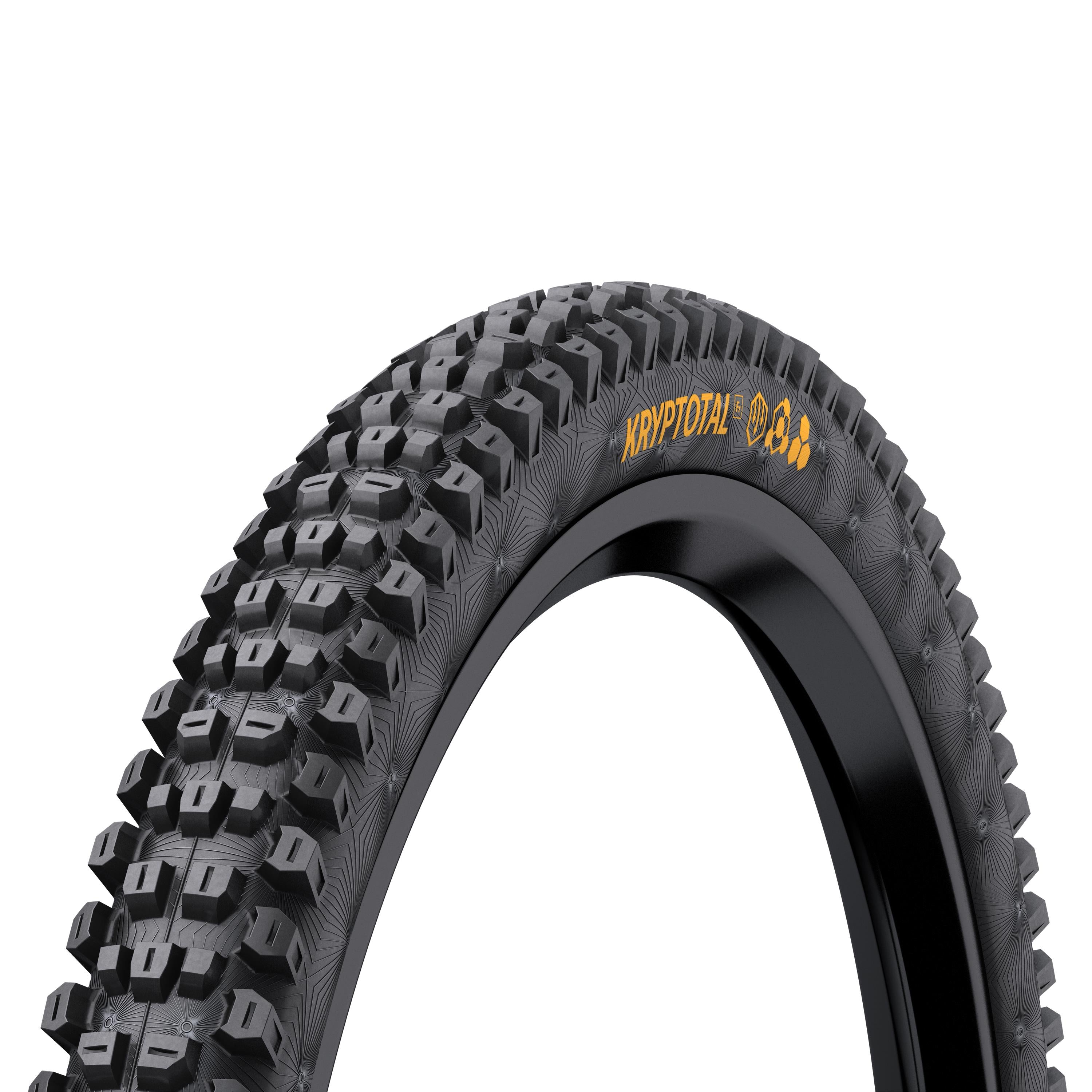 Continental Kryptotal Front Trail Tyre - Endurance Compound Foldable: BLACK & BLACK 29X2.60"