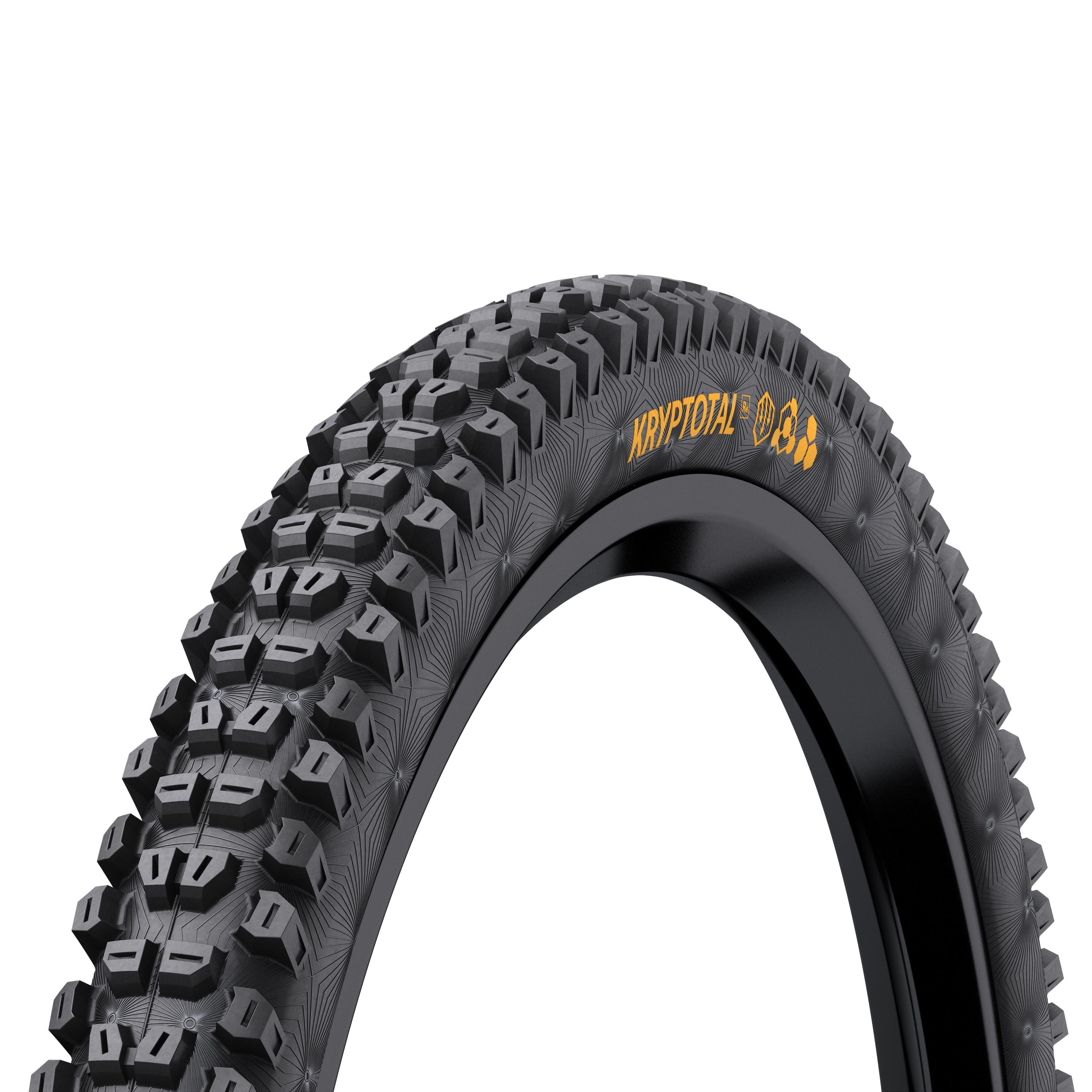 Continental Kryptotal Rear Trail Tyre - Endurance Compound Foldable: BLACK & BLACK 29X2.60"