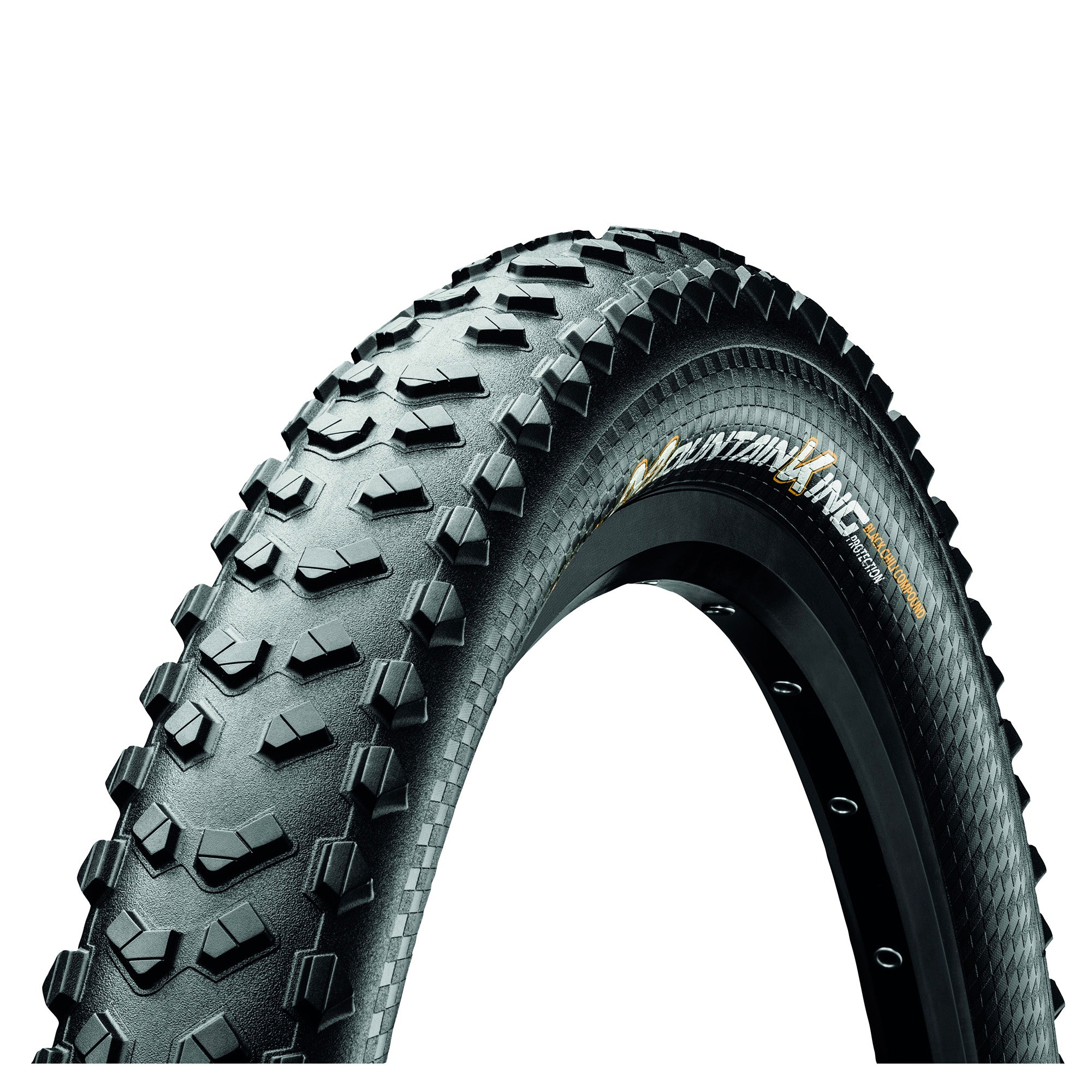Continental Mountain King ProTection Tyre - Foldable BlackChili Compound: BLACK/BLACK 27.5X2.30"