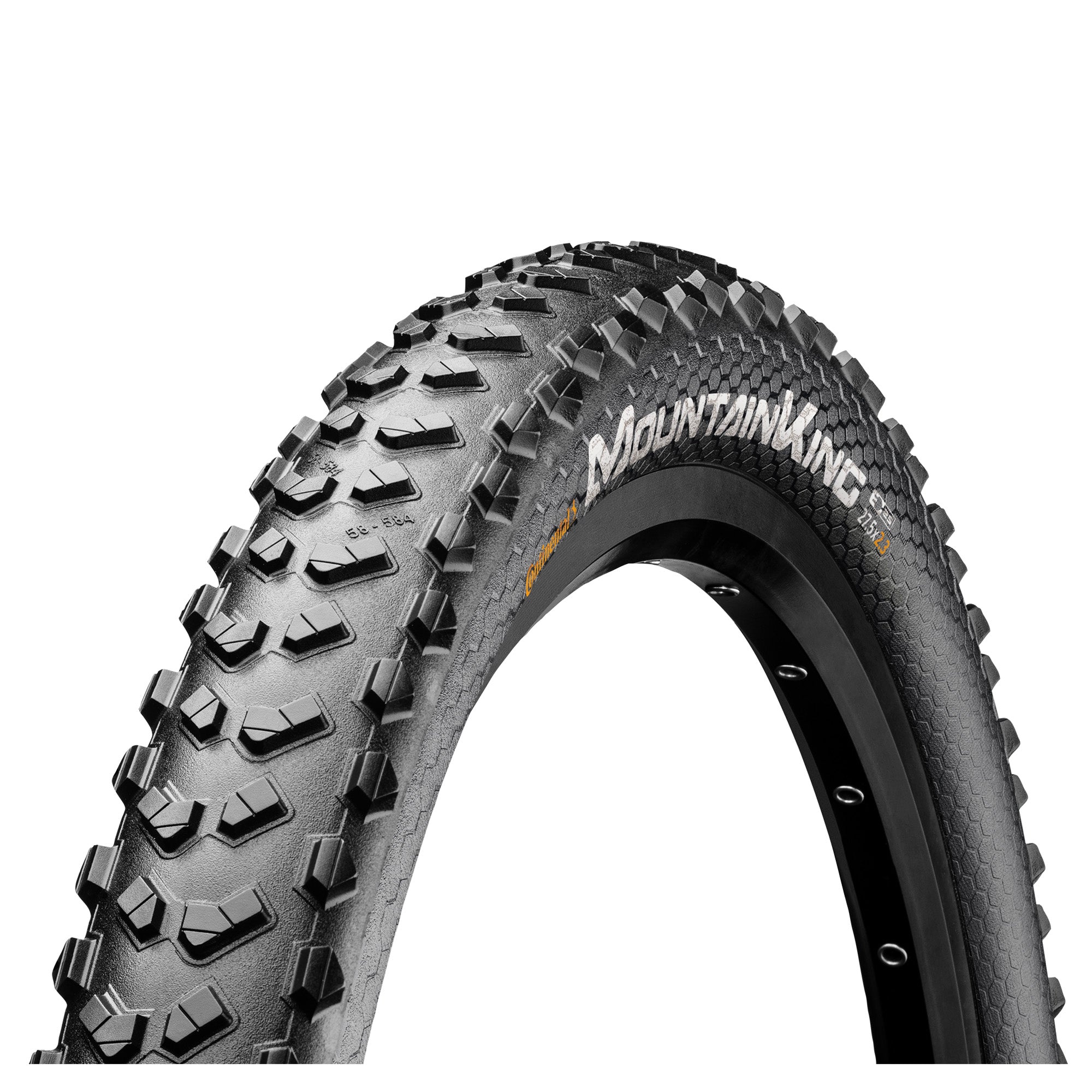 Continental Mountain King Tyre - Wire Bead: BLACK/BLACK 29X2.30"