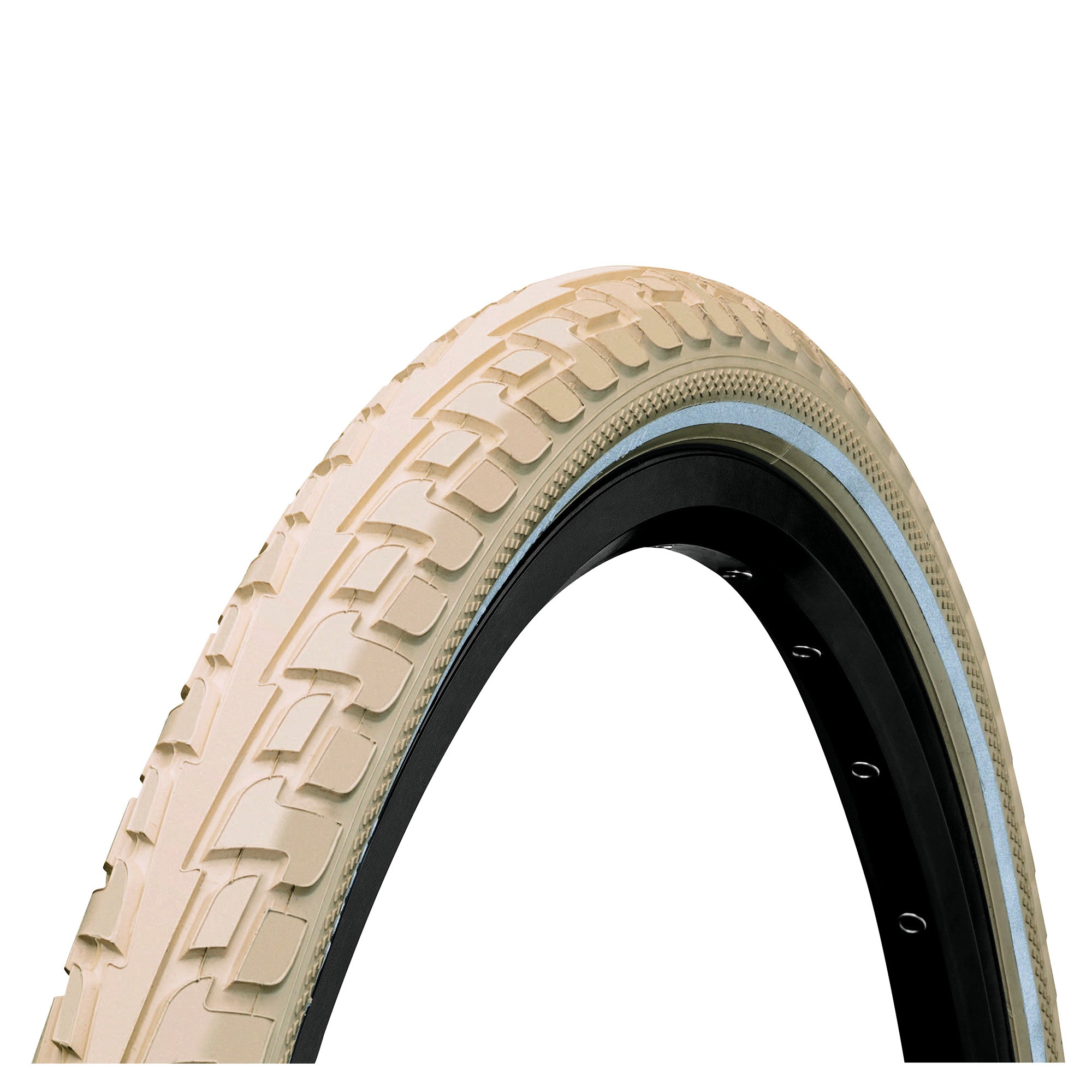Continental RIDE Tour Reflex Tyre - Wire Bead: BLACK/BLACK REFLEX 700X42C (40C)