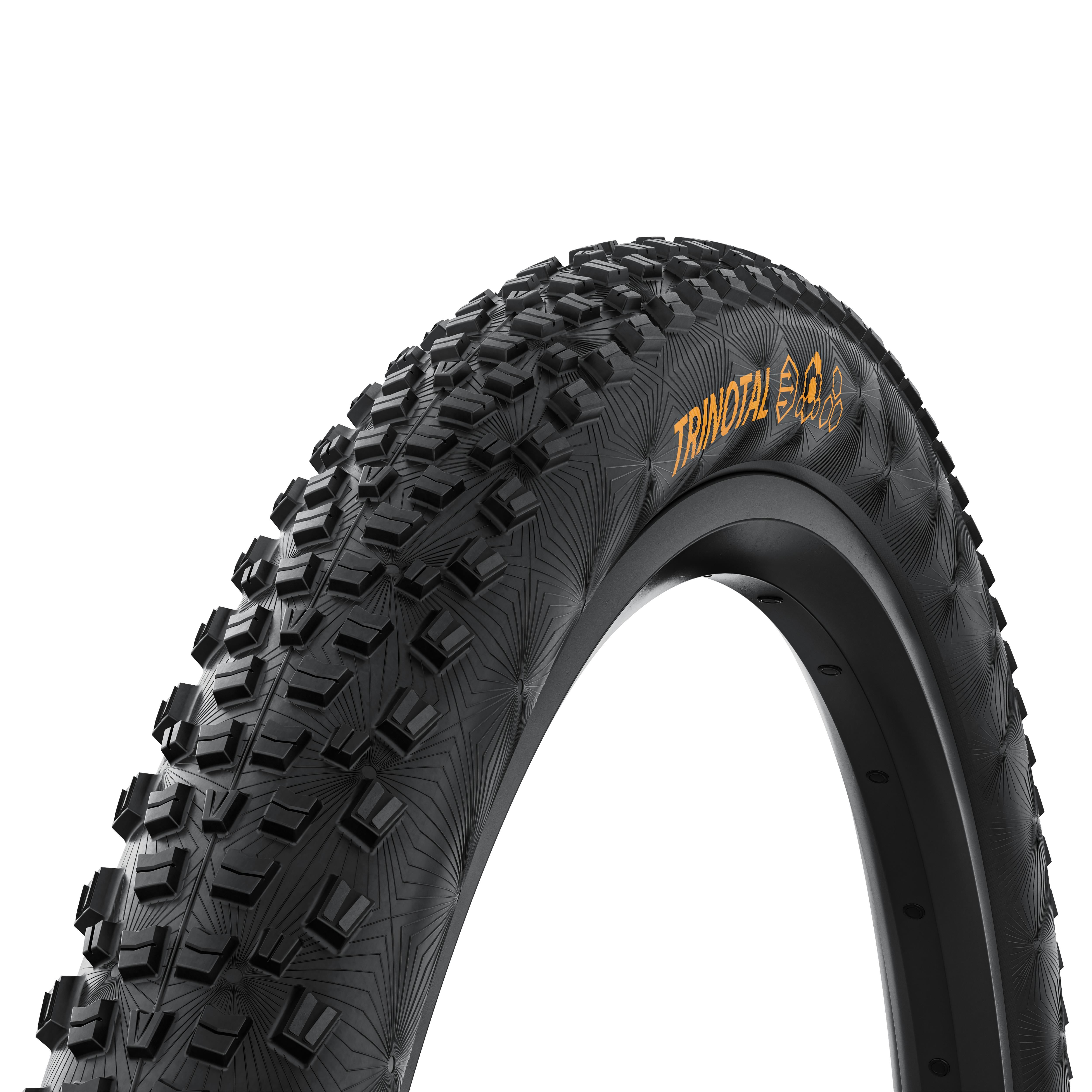 Continental Trinotal Race Grip Foldable Tyre: BLACK/BLACK 29X2.40
