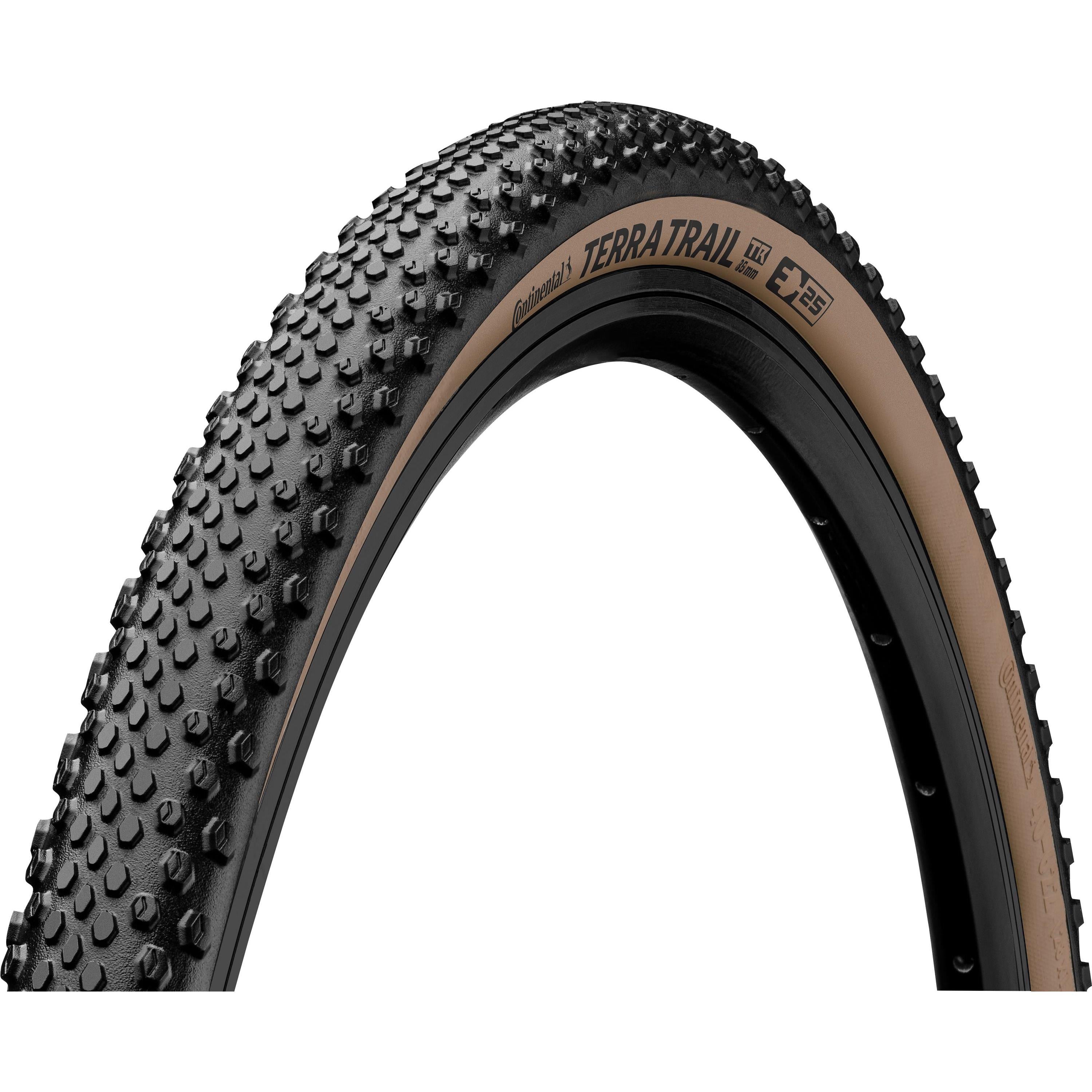 Continental Terra Trail ShieldWall Tyre - Foldable Skin: BLACK/BLACK 700X45C