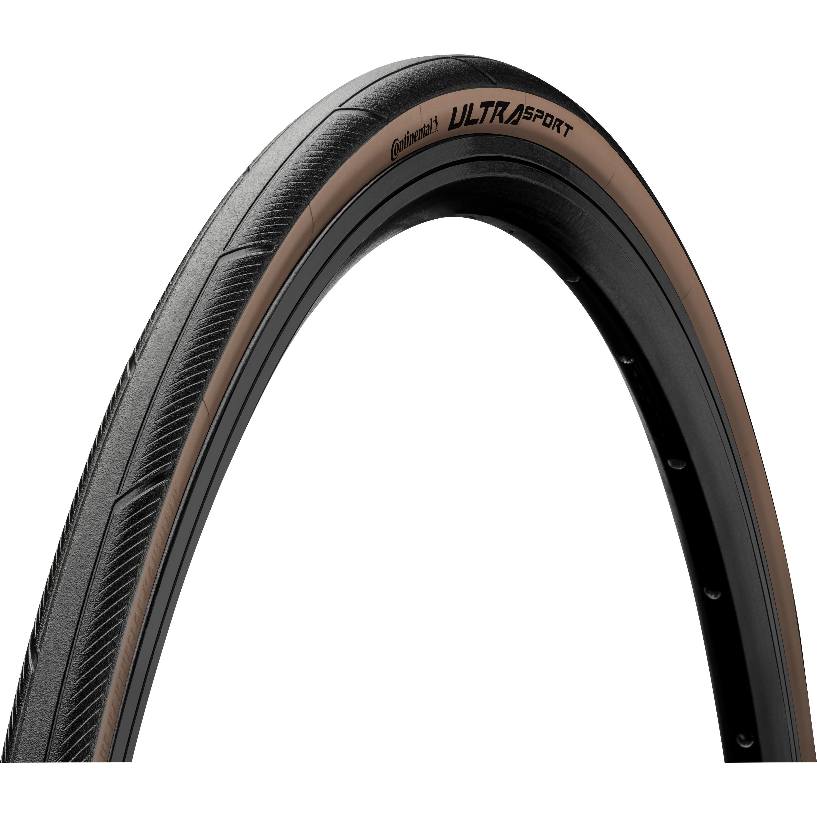 Continental Ultra Sport III Tyre - Foldable PureGrip Compound: BLACK/BLACK 700X28C