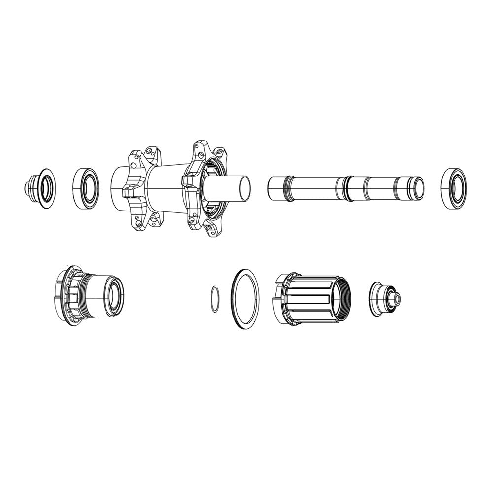 Zipp Spare - Wheel Reinforced Ring Radial Smoke Zipp 188 Smoke