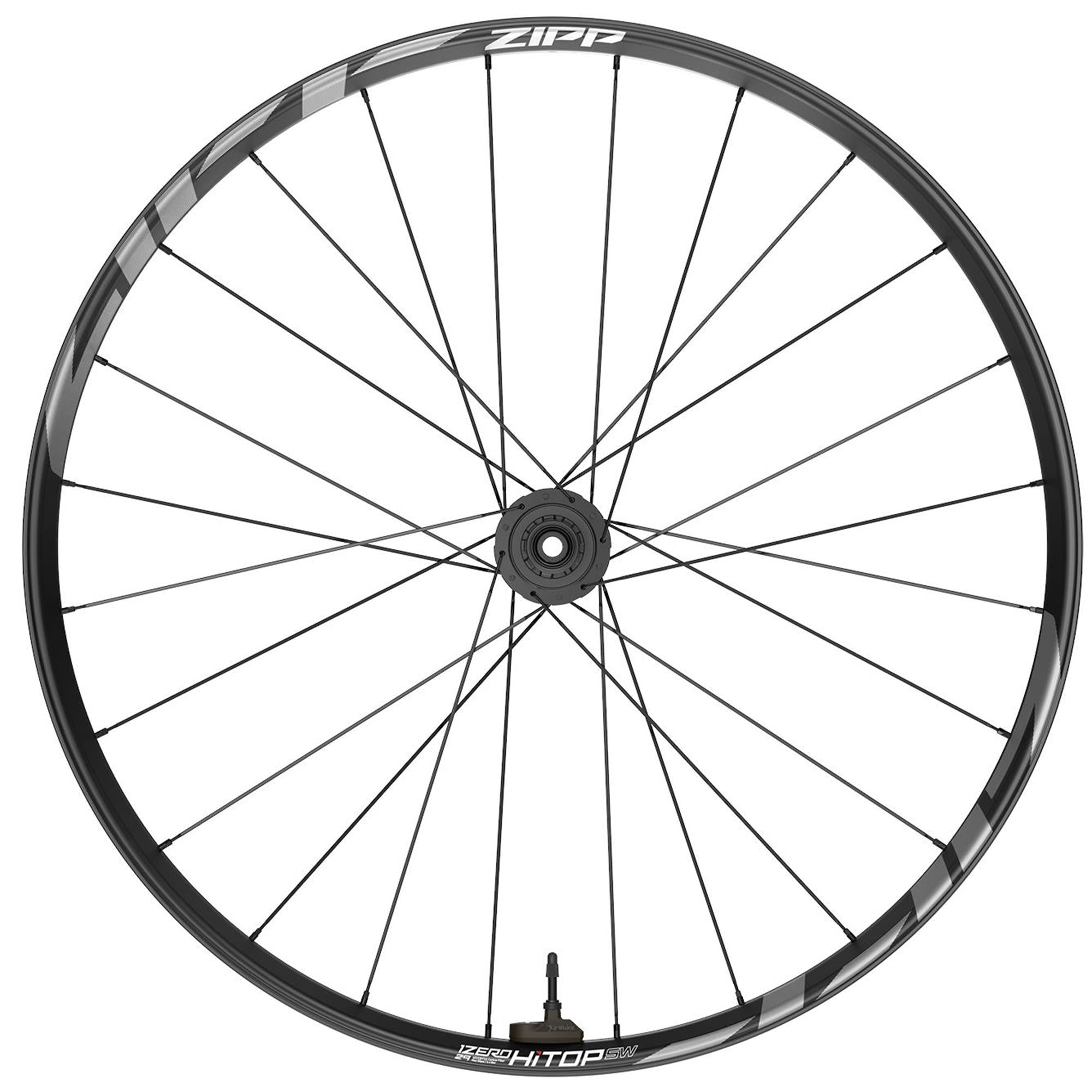 Zipp Wheel - 1Zero Hitop SW Tubeless Disc Brake Center Lock 29 Rear 24Spokes Boost Standard Graphic A1 (Tyrewiz 2.0 Included):  12X148MM XD