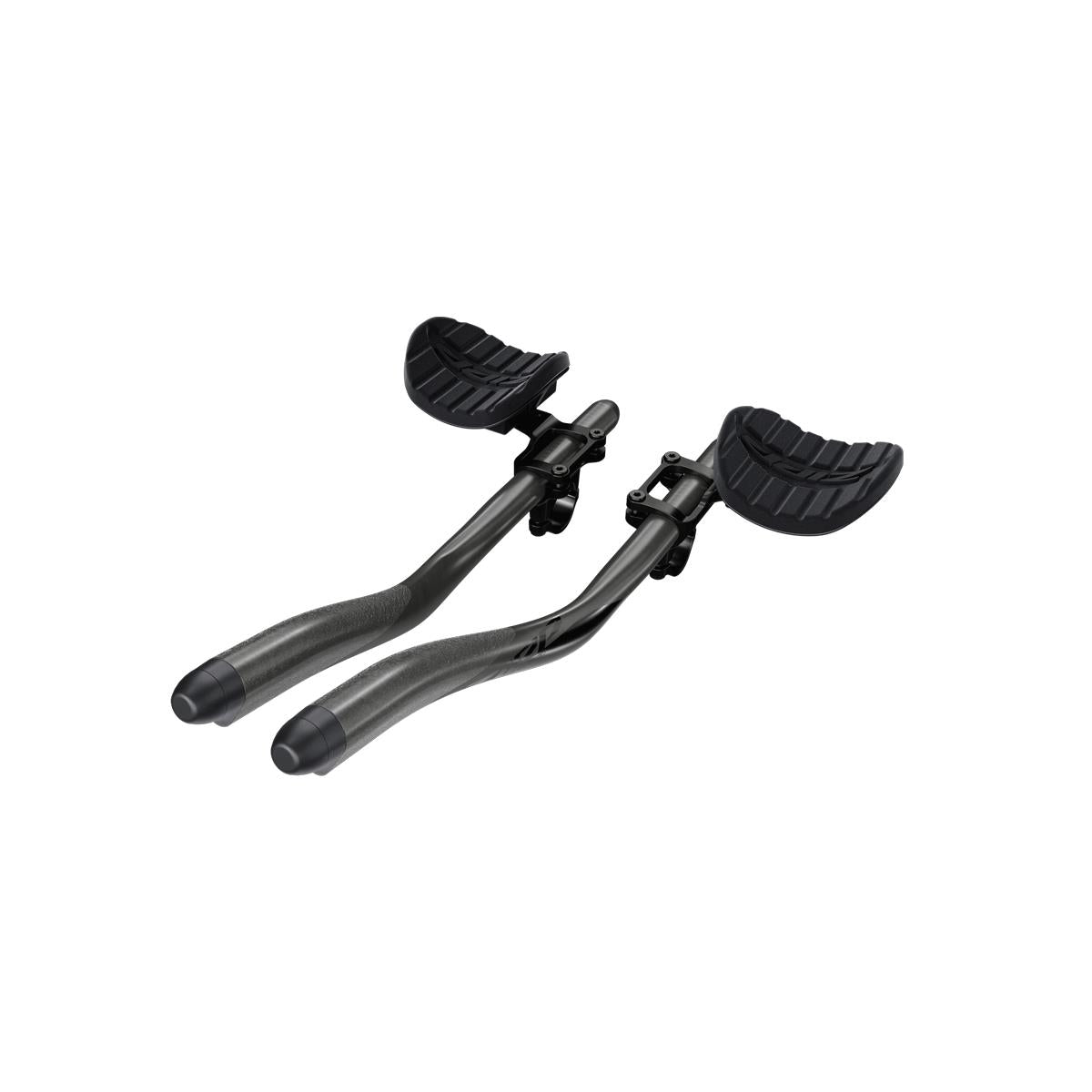Zipp Vuka Clip, above bar mount with Vuka Carbon Evo Extensions A1 2021: BLACK 110MM RISE