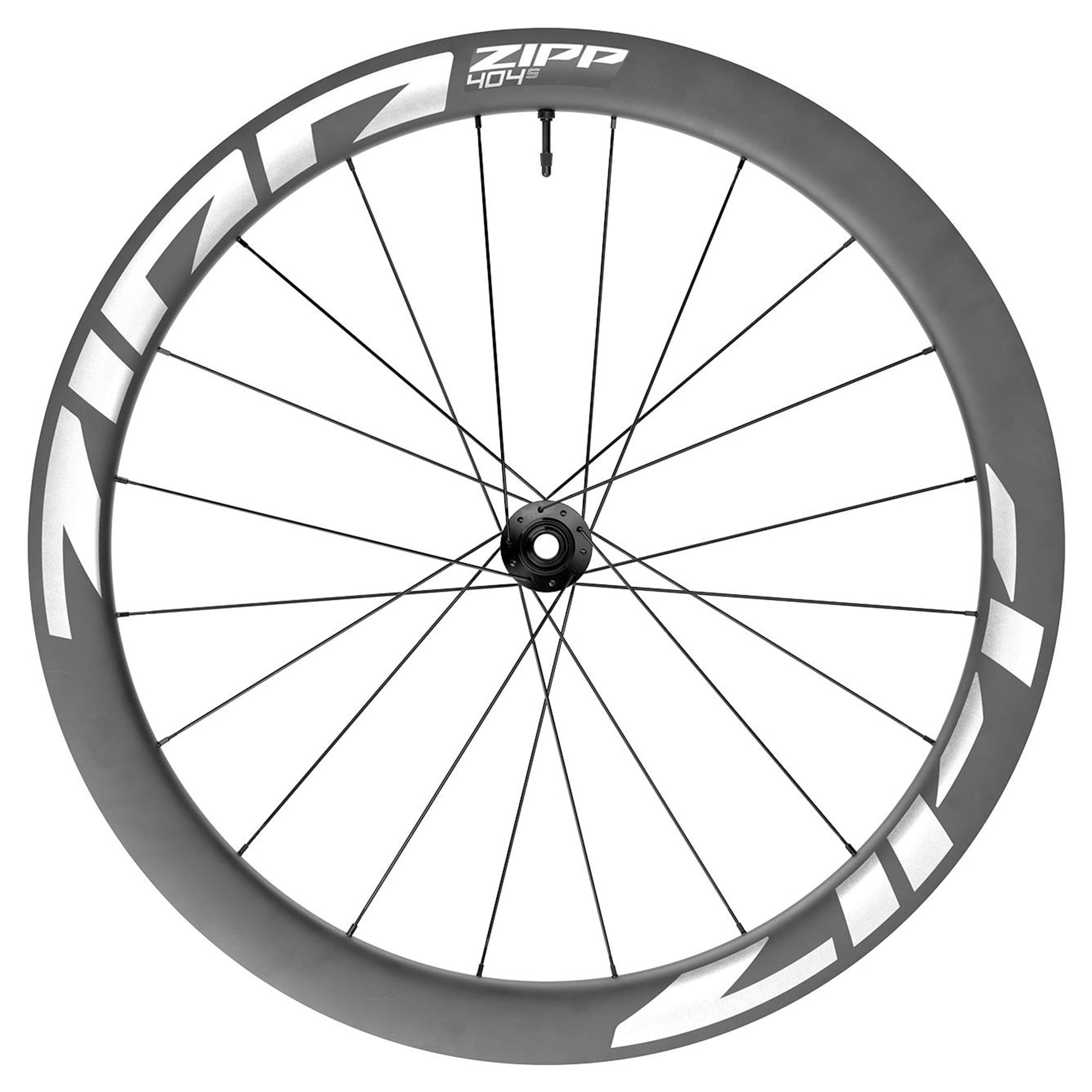 ZIPP 404 S Carbon Tubeless Front Wheel A1: DARK GREY GRAPHIC 700C