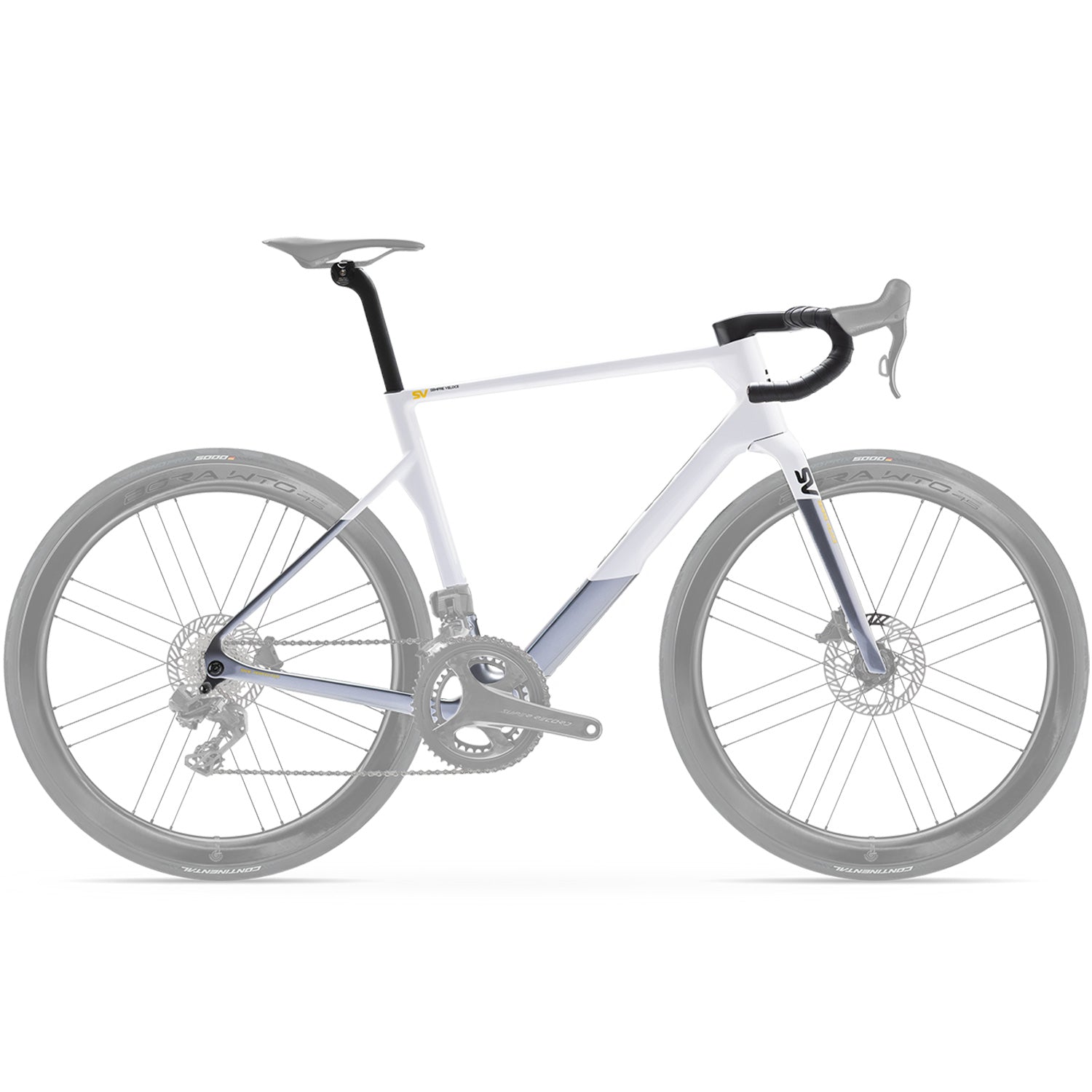 SV Elan White Frameset 56 L
