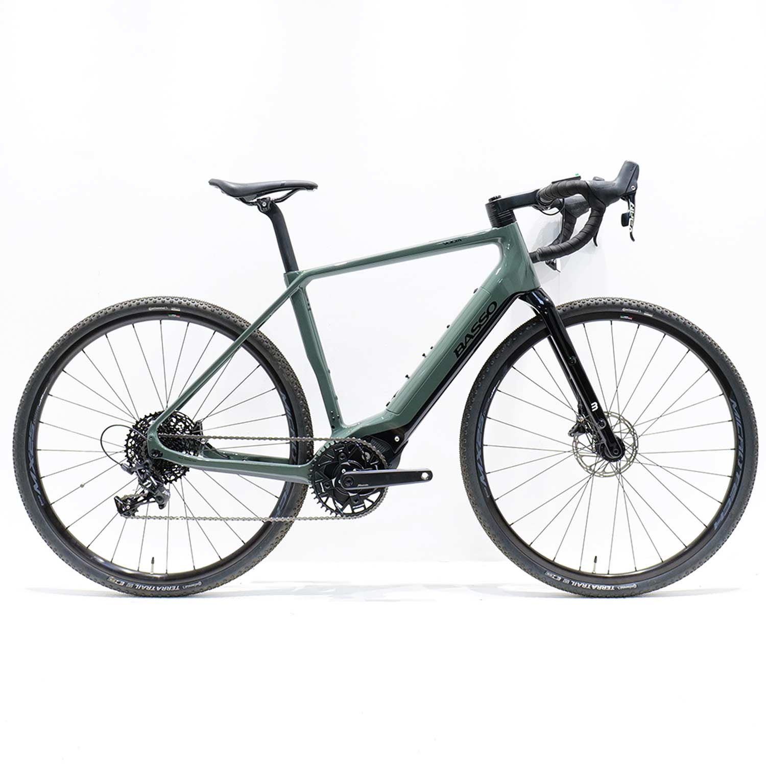 Volta Gravel Apex Military Green E-Bike