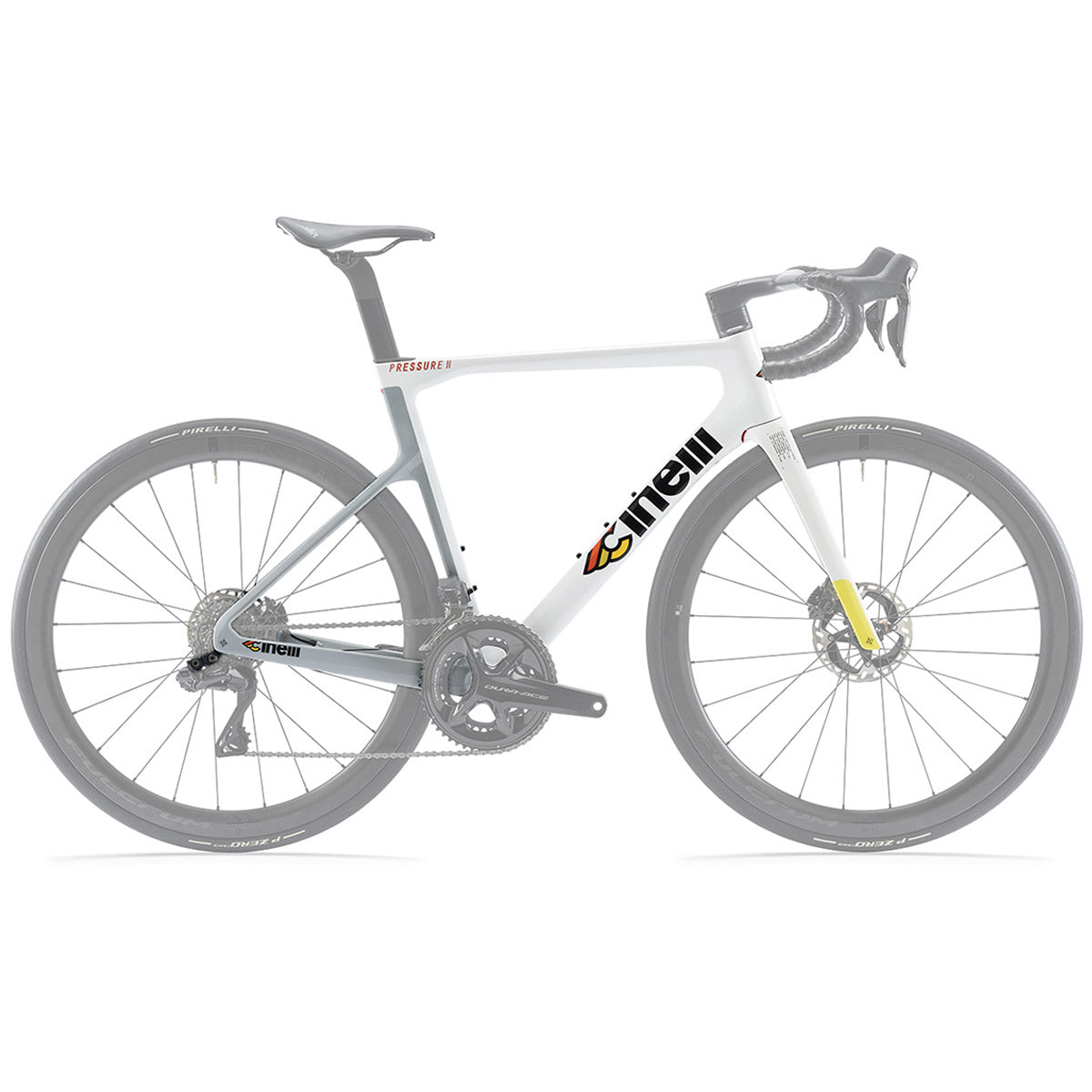 Pressure II Racing White Frameset 55 L