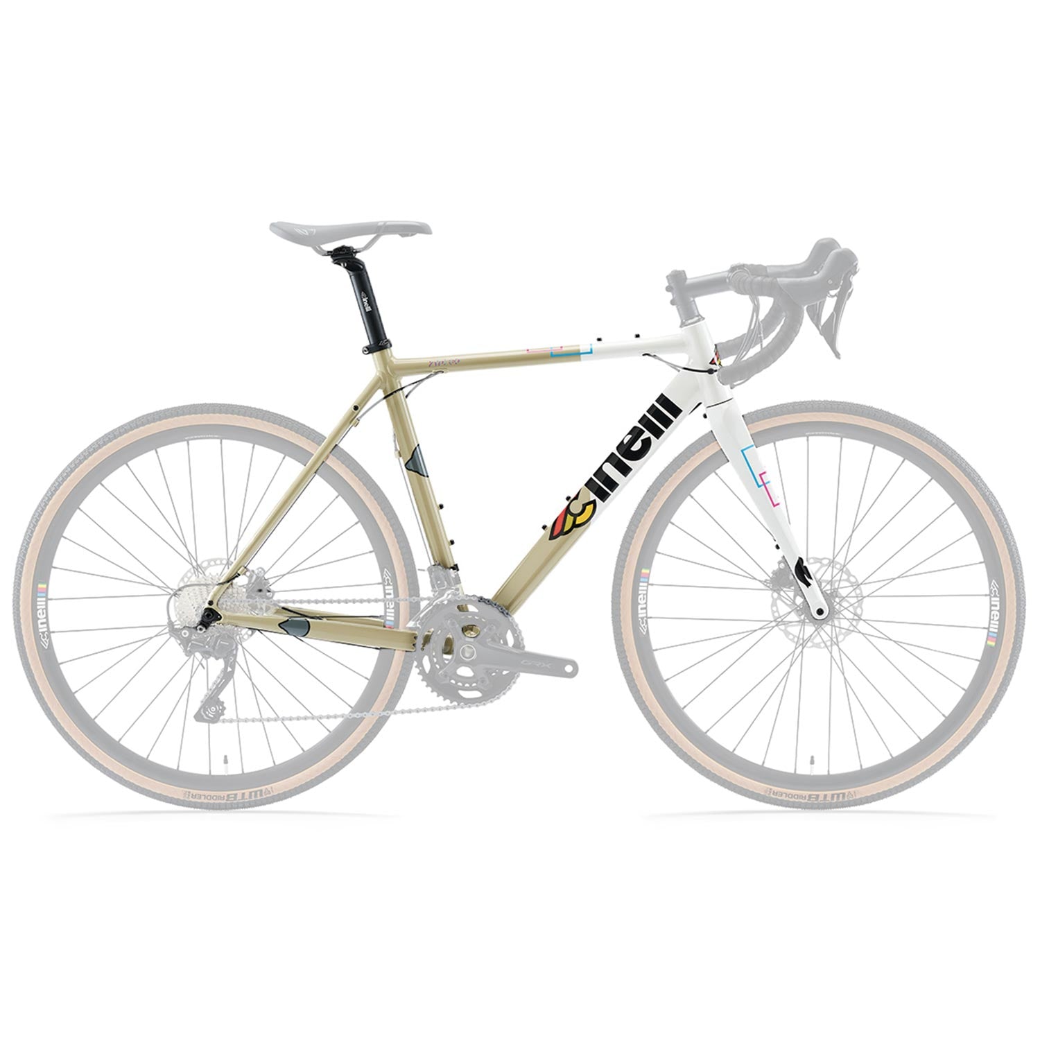 Zydeco Sage Rover White Frameset 56 L