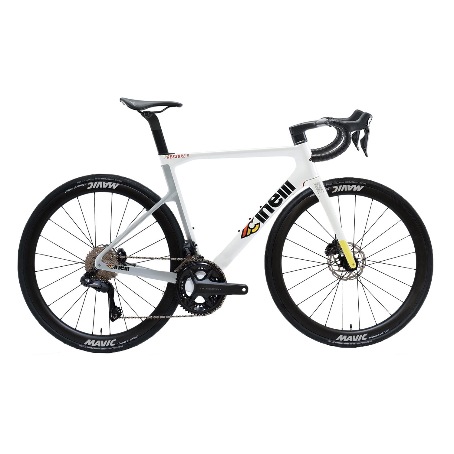 Pressure II White Ultegra Di2/Cosmic S Bike L
