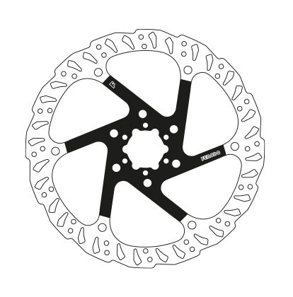 Ferodo MTB 6 Bolt 2 Piece Disc Rotor TZ-24 (140 x 1.8mm)