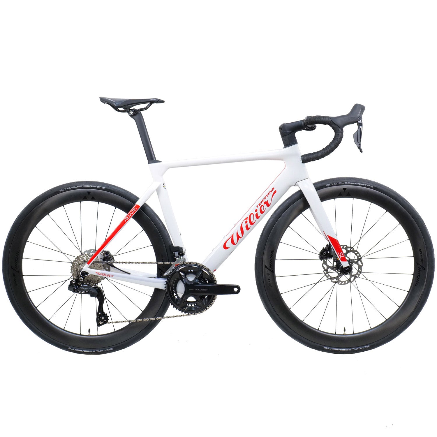 Filante SL 105 Di2 SWR White/Red Bike