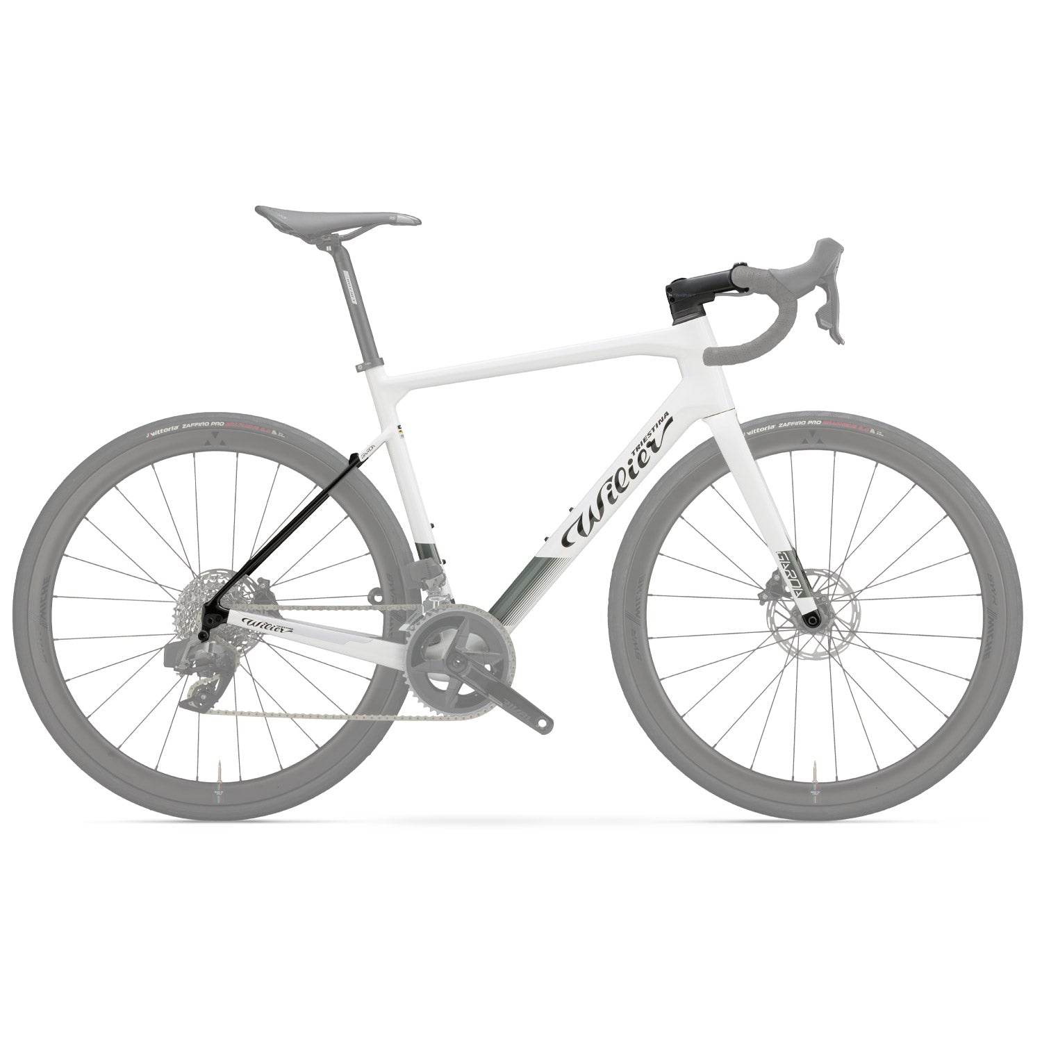 Garda White/Black Frameset