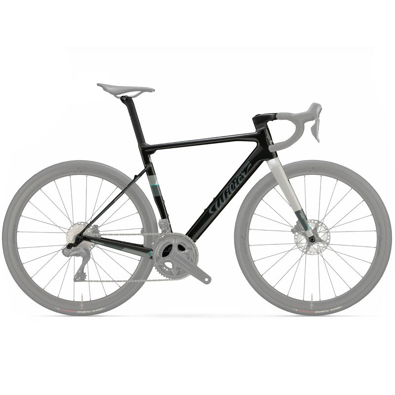 Rave SL Black/Silver Frameset