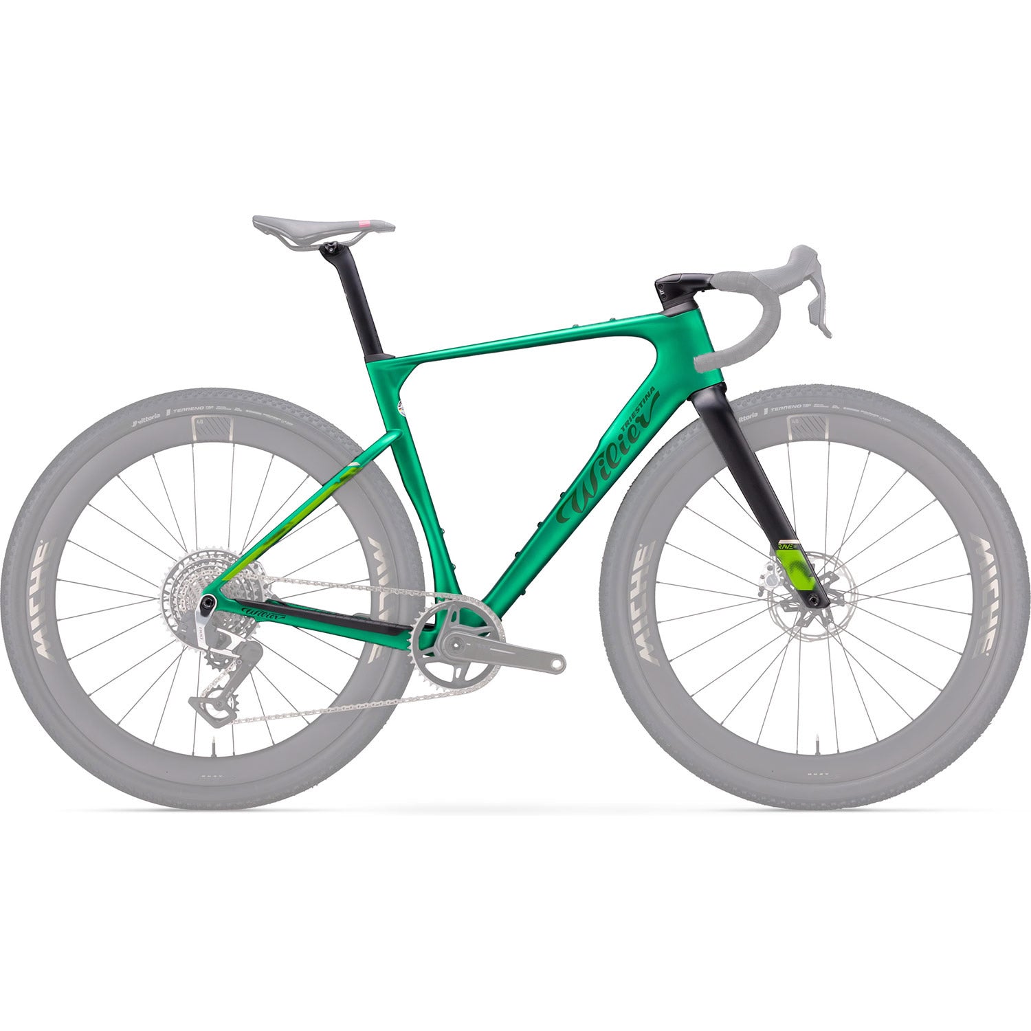 Rave SLR ID2 Pixel Green Frameset With Stemma S2