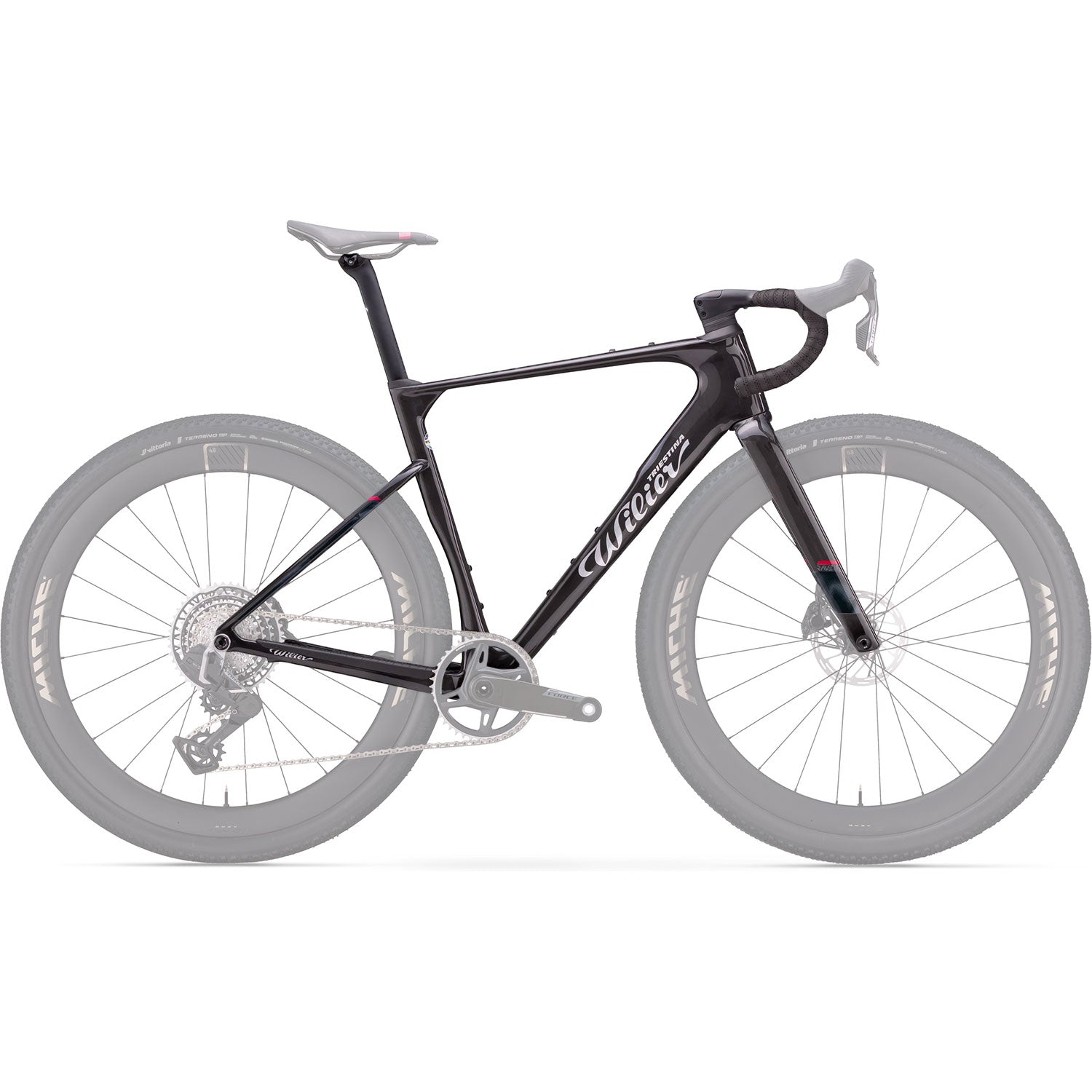 Rave SLR ID2 Glitch Black Frameset With F-Bar